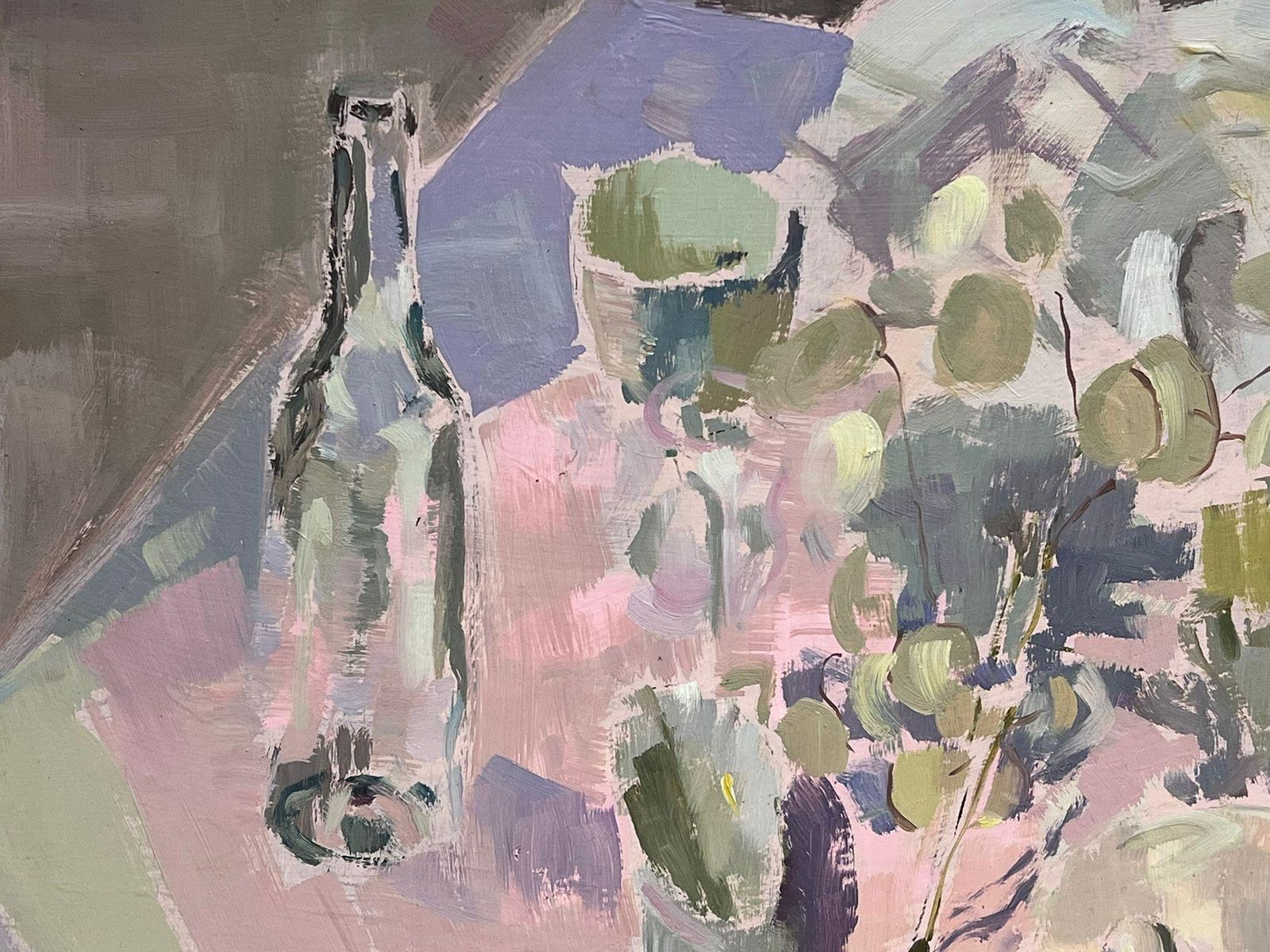 Helen Greenfieldcontemporary Impressionist Still Life Kitchen Table With Soft Pastel Palette photo Art