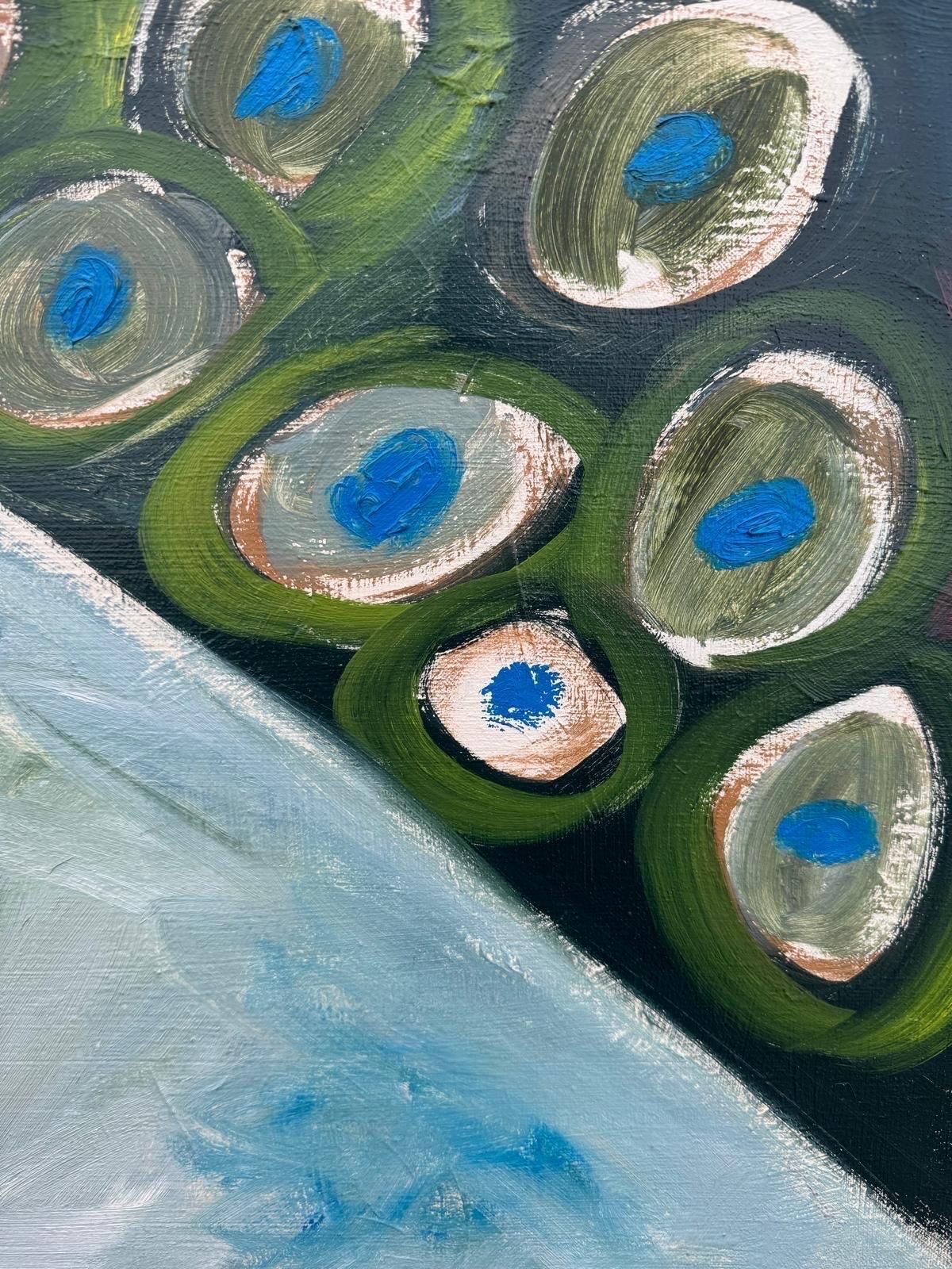 Gilbert Pelissierfrench 20th Century Oil Abstract Geometric Exploration Waterlily Pads photo 1325.0