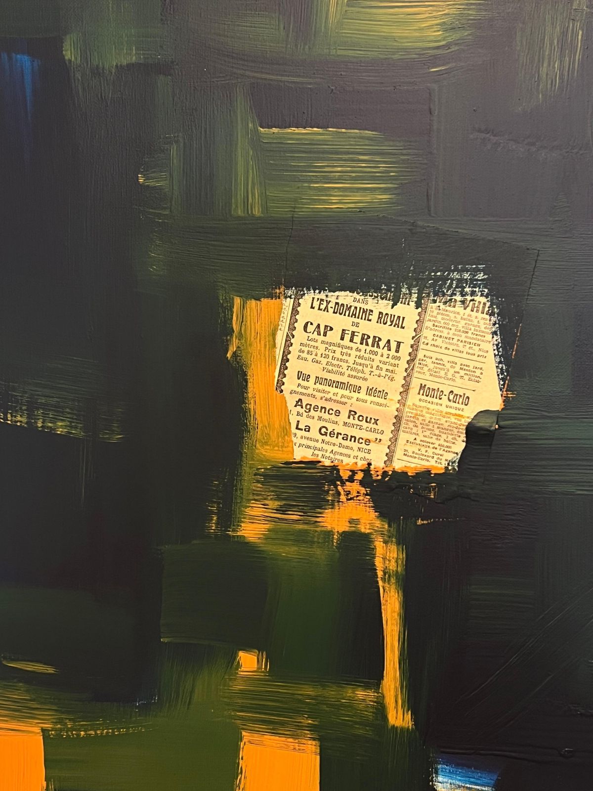 Robert Somertonvery Large British Expressionist Abstract Original Painting On Canvasc. 2024 photo vinterior