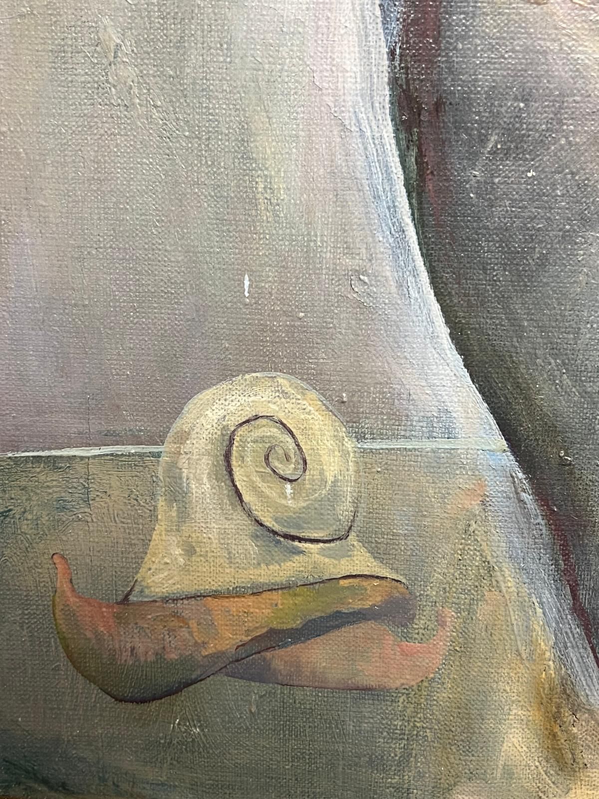 Russian Schoolrussian Modernist 20th Century Oil Painting Male Nudes In Embrace Abstractmid 20th Century photo vinterior