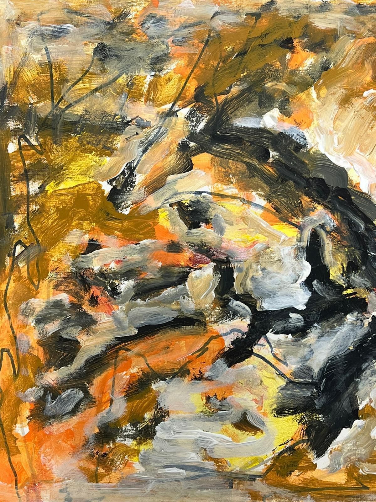 Armand Rottenbergfrench Expressionist Abstract Painting Fiery Autumn Expressionist photo 250.0