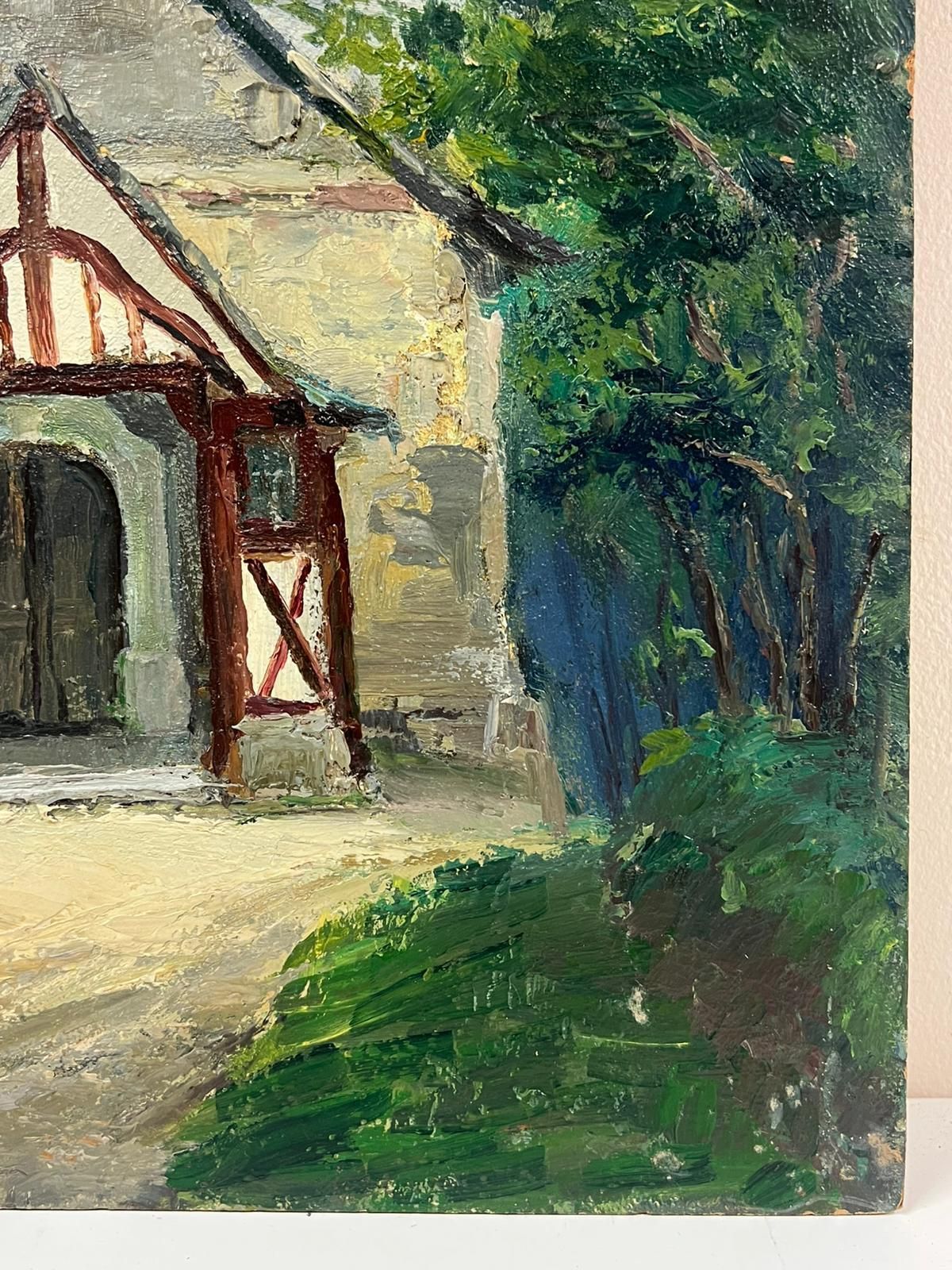 Regine Davidhistoric Stone Chapel With Unique Timber Framed Entrance And Steep Bell Tower1950's photo 458.0