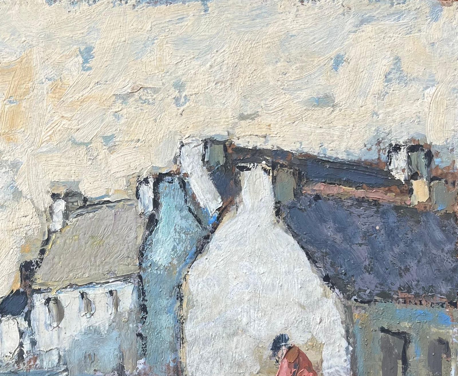 Fanch Lelfrench Impressionist Oil Painting Of "Les Environs De St. Guénolé"2004 photo 571.0