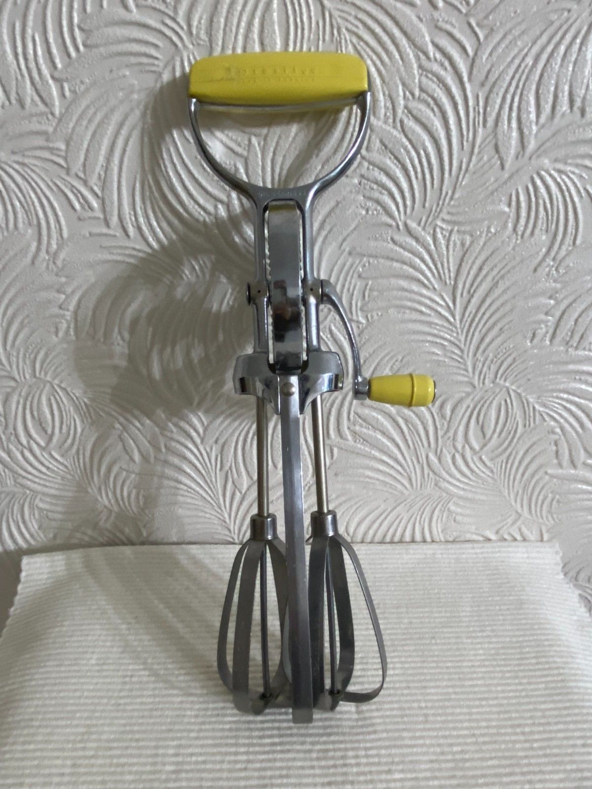 Vintage Prestige Stainless Steel Hand Whisk Mixer Egg Beater Made In England photo furniture