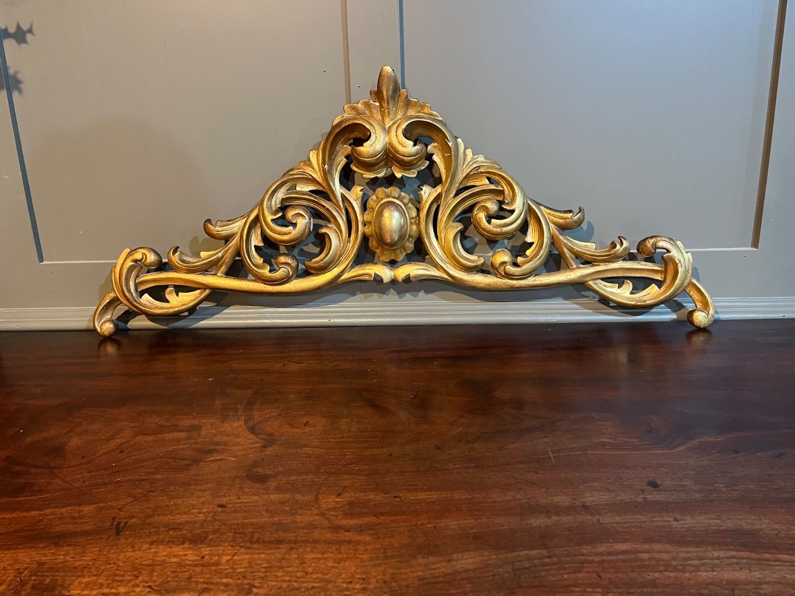 Antique Carved Wood With Gesso & Gilt Beautiful Decorative Unique Item 1800’s photo furniture
