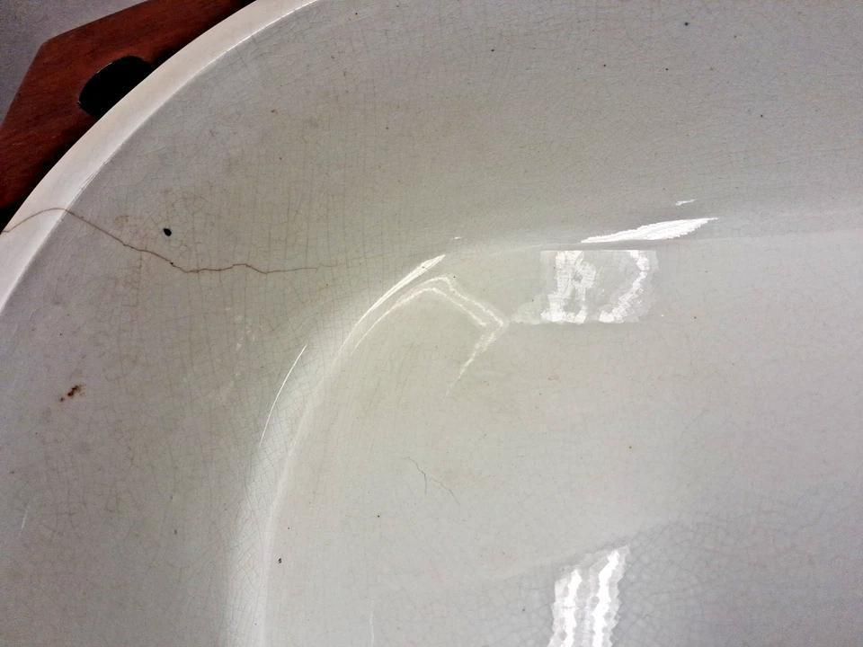 Antique Baby Bath Stool Lift Off Top Nursing Seat Plant Side Table photo for sale