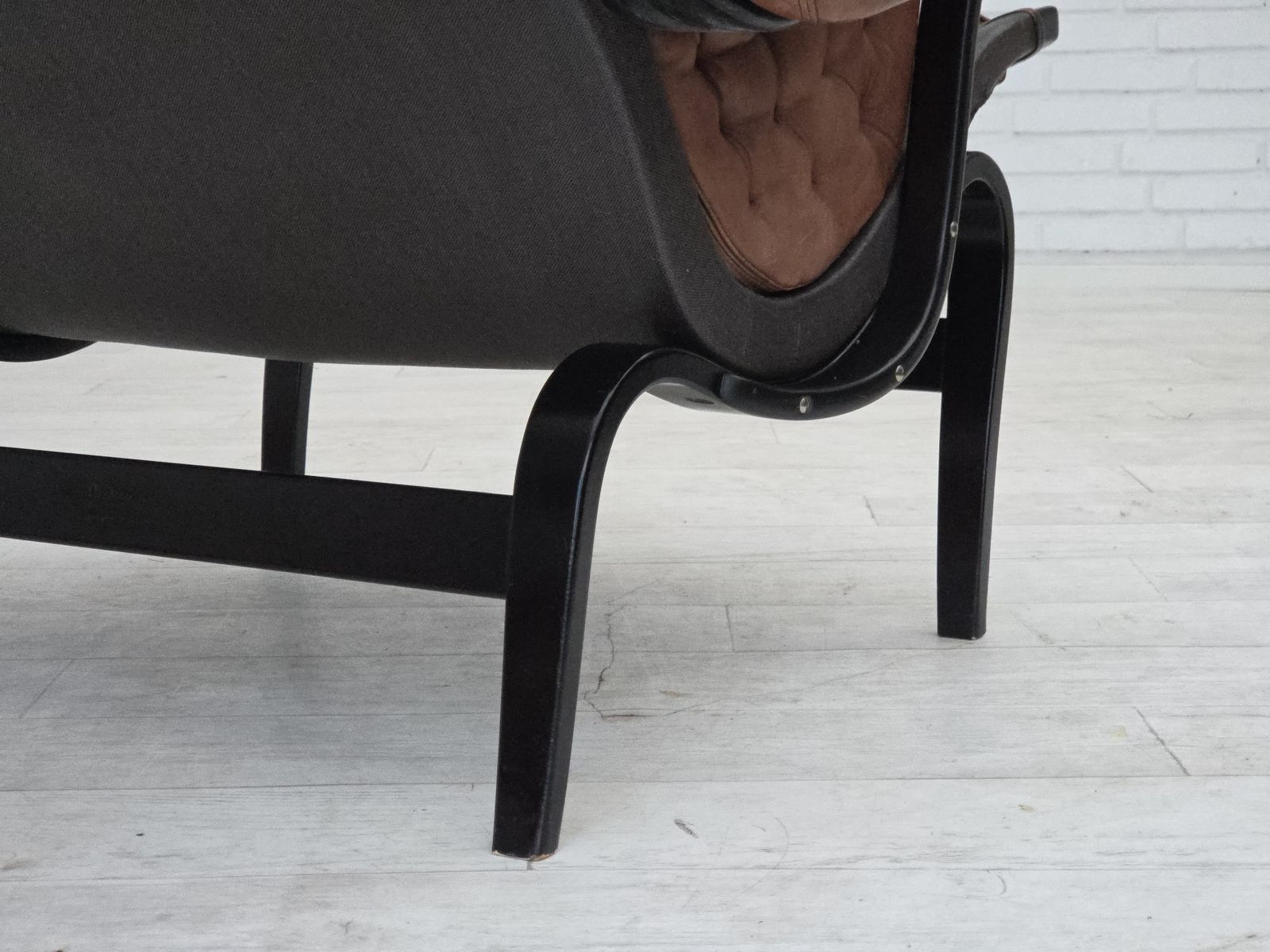 1970s, Swedish Design By Bruno Mathsson, Model "Pernilla",  Furniture Leather. photo buy