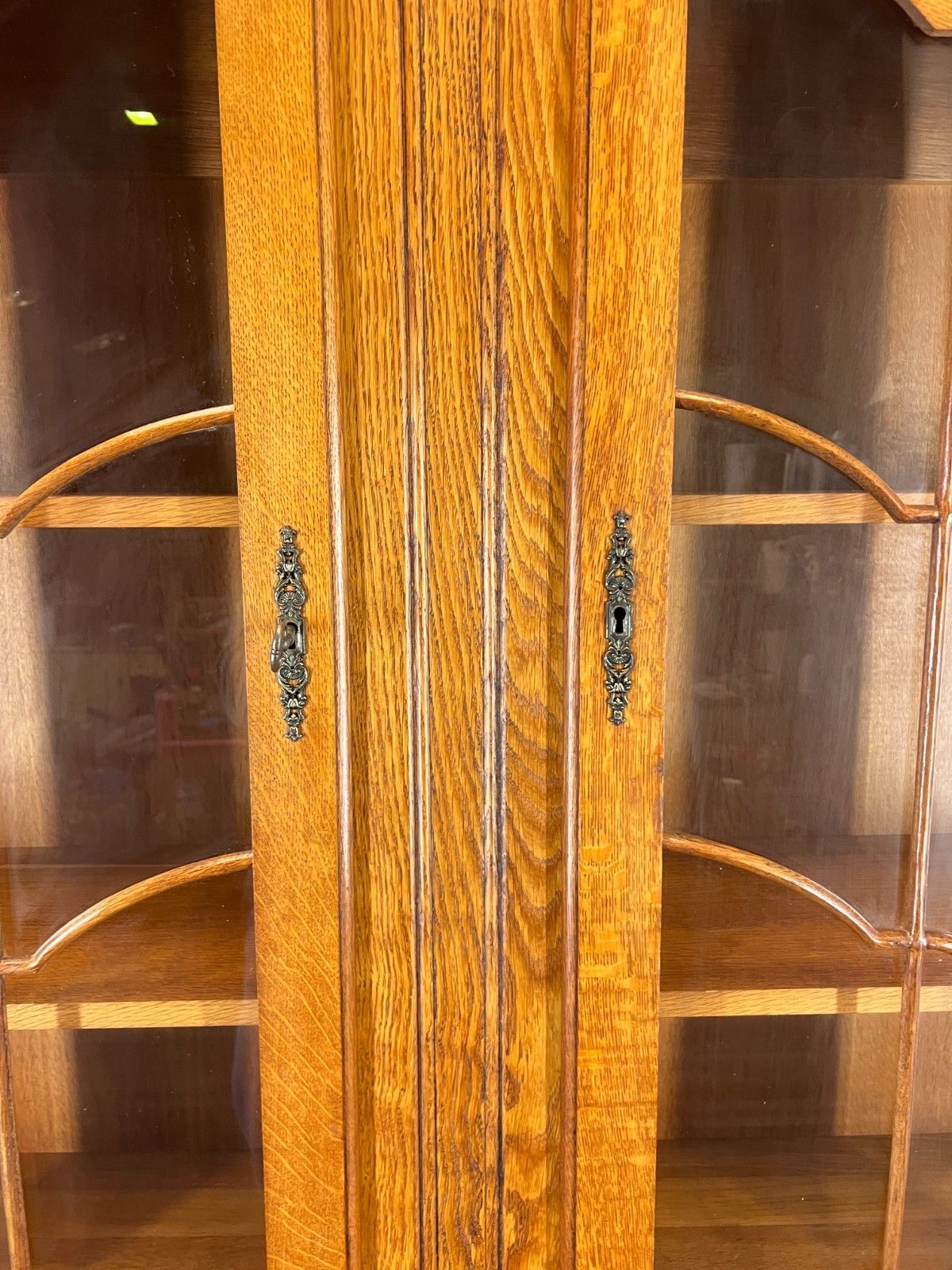 Bookcase Vintage French Louis XVI Oak Display Cabinet Carved Sideboard Lot 4576 photo 469.0