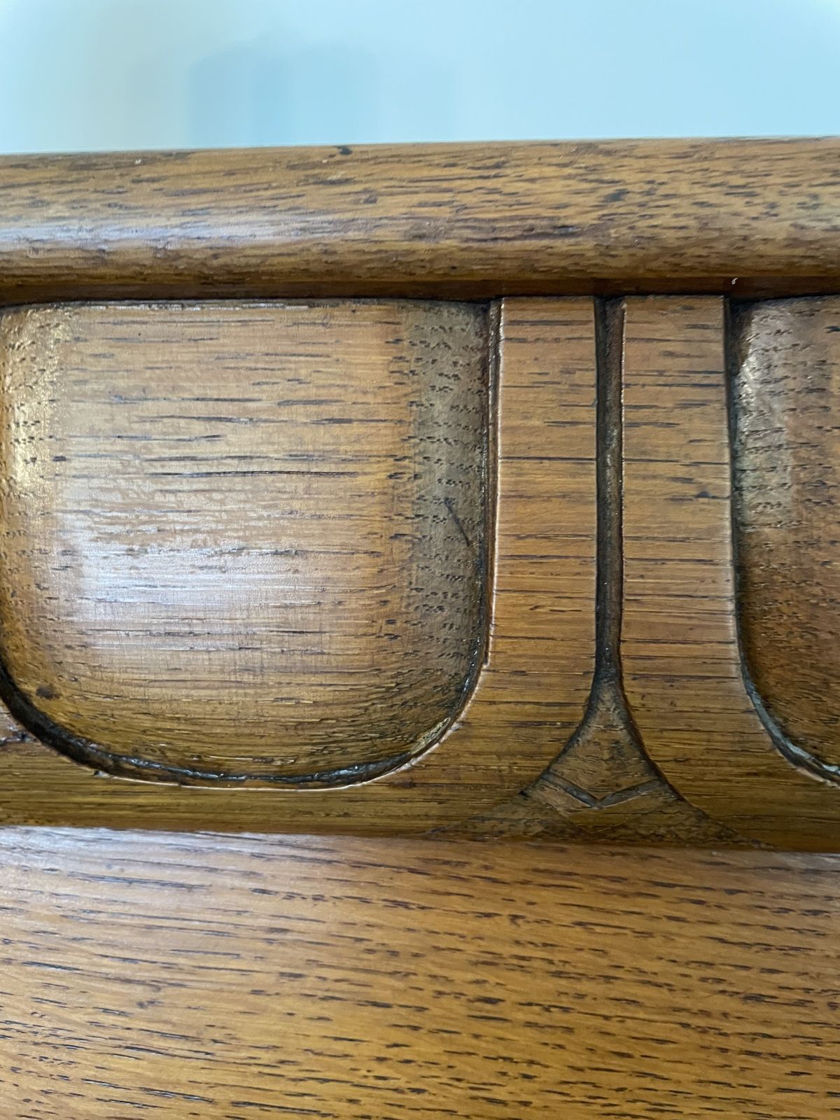 Late Edwardian Golden Oak Glass Fronted Cabinet photo 300.0