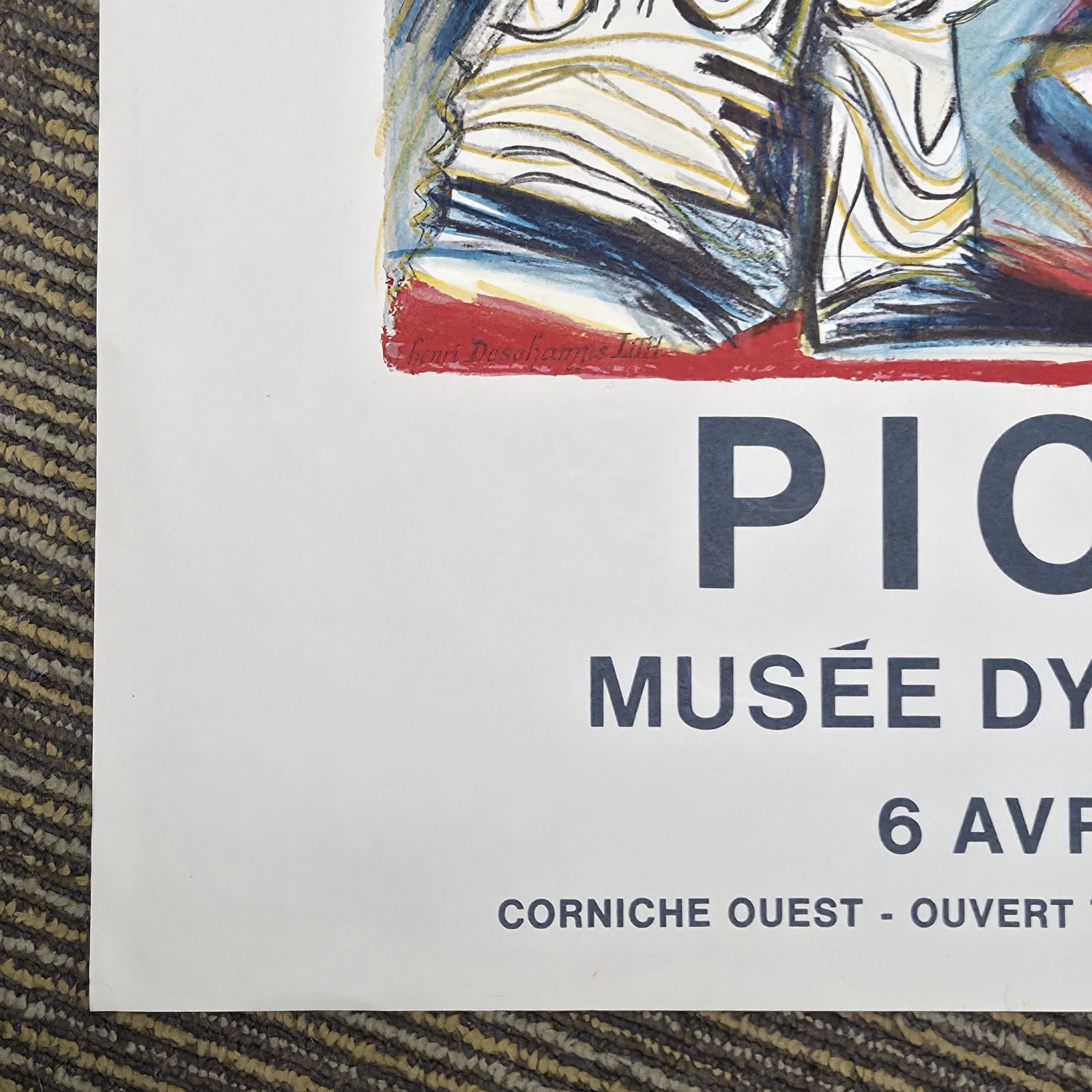 Pablo Picasso – Musée Dynamique De Dakar (1972) photo vintage