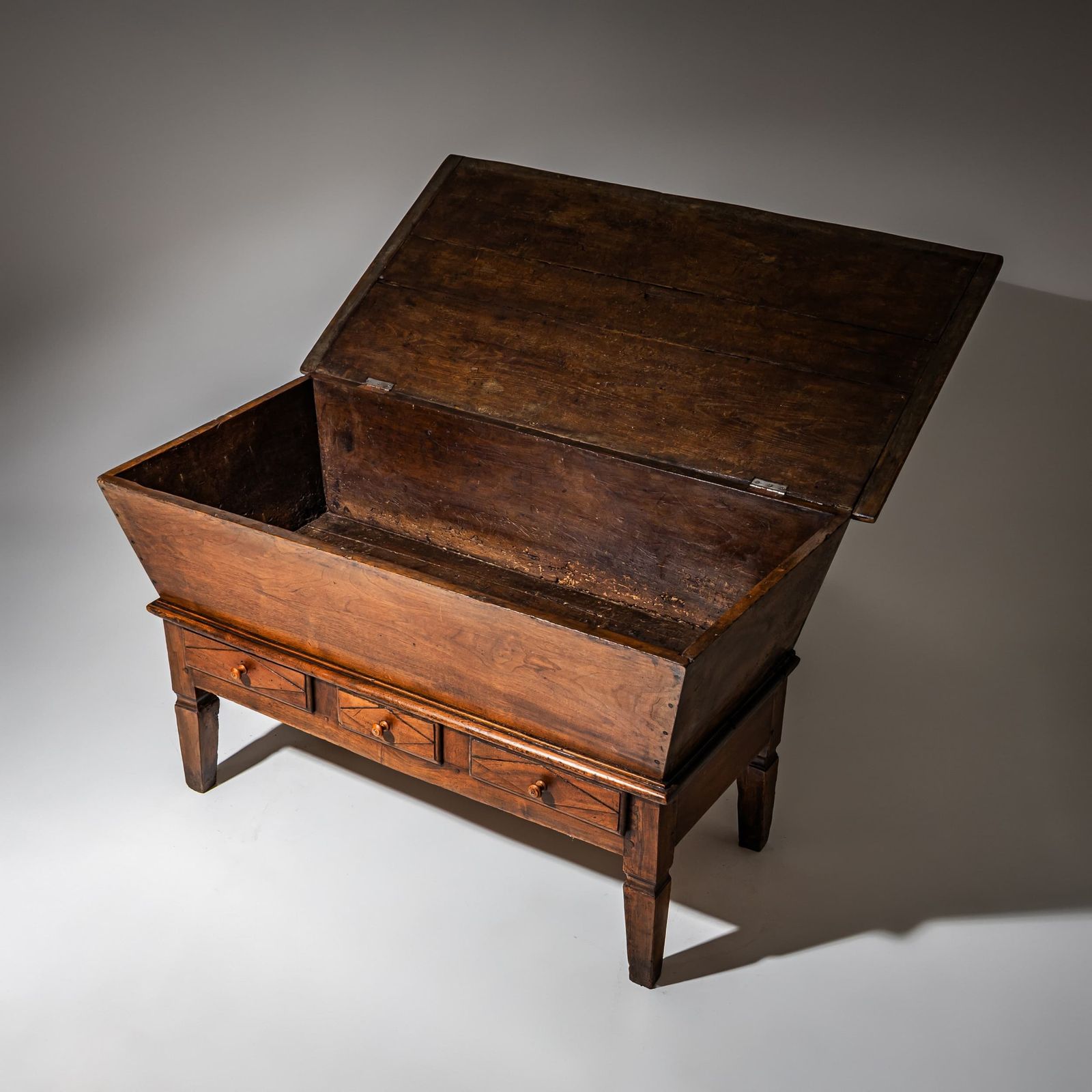 Baker’s Dough Chest (“Pétrin”), France, 19th Century photo vintage