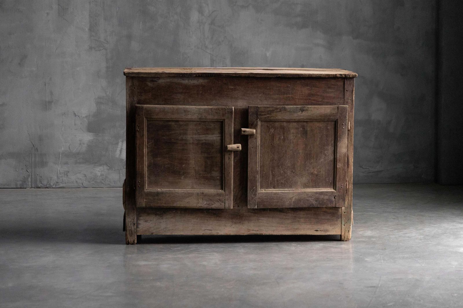 Rustic Wabi Sabi Cabinet, France, 19th Century photo vintage