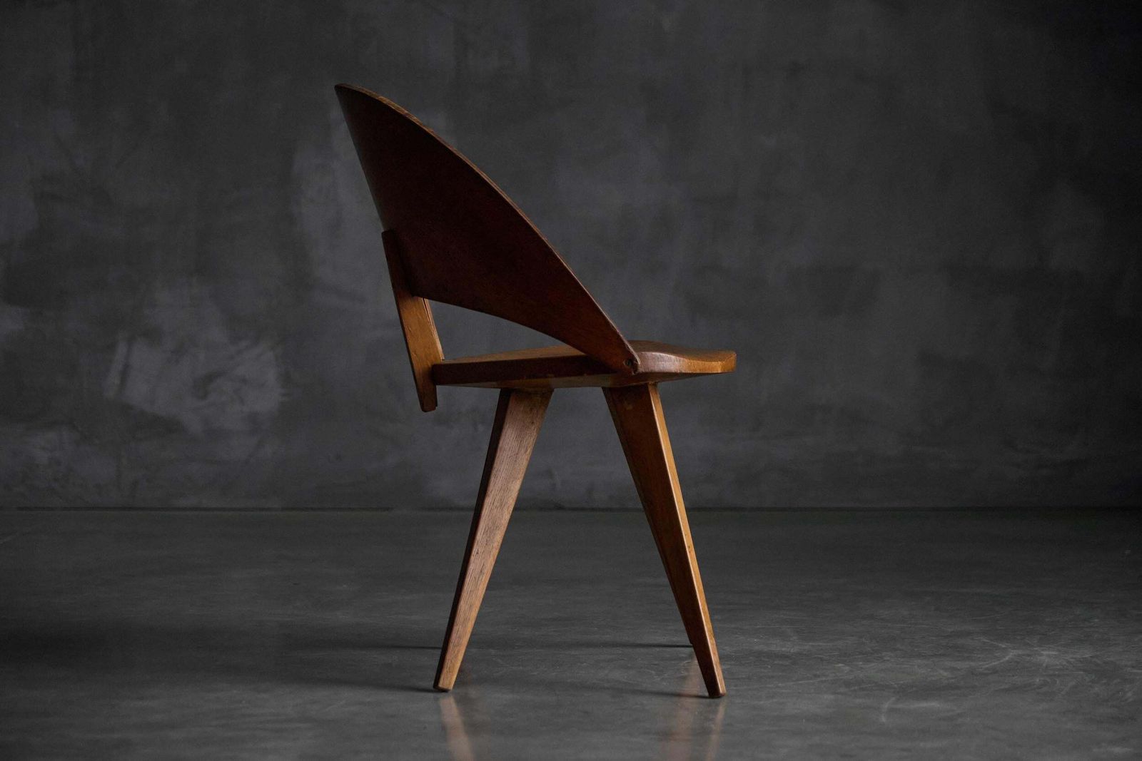 Mid Century Plywood Dining Chairs, Italy, 1950s photo vintage