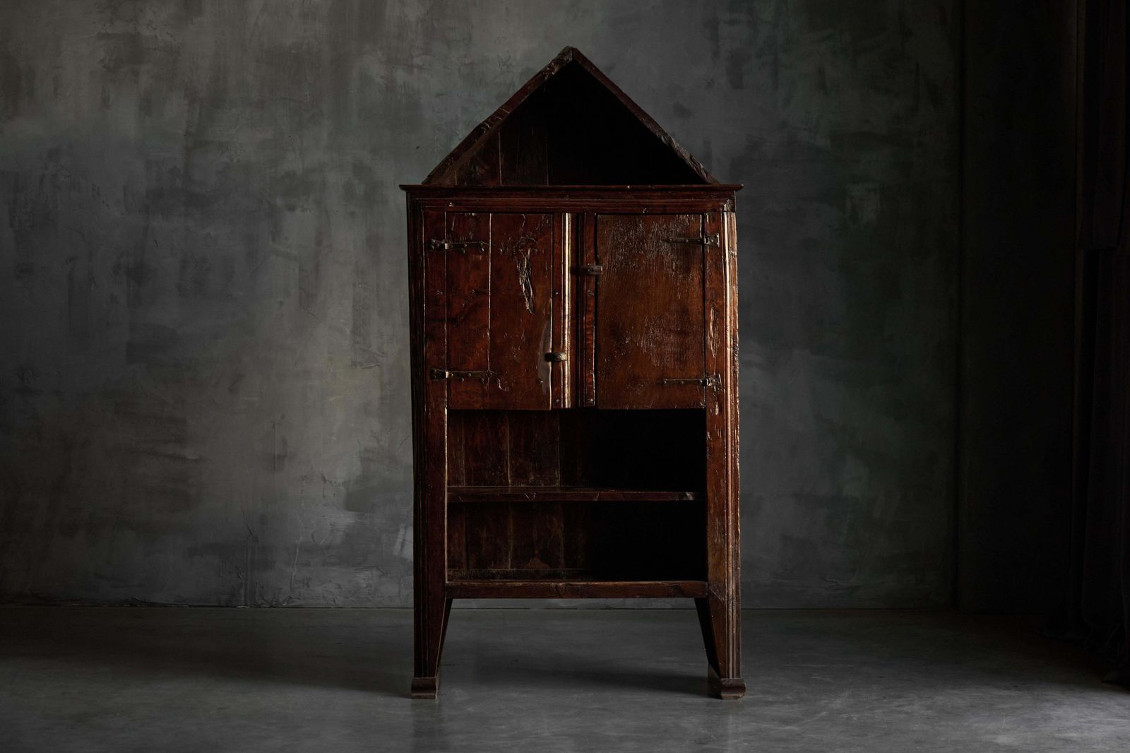 Art Populaire Vernacular Cupboard, France, 19th Century photo 10742.0