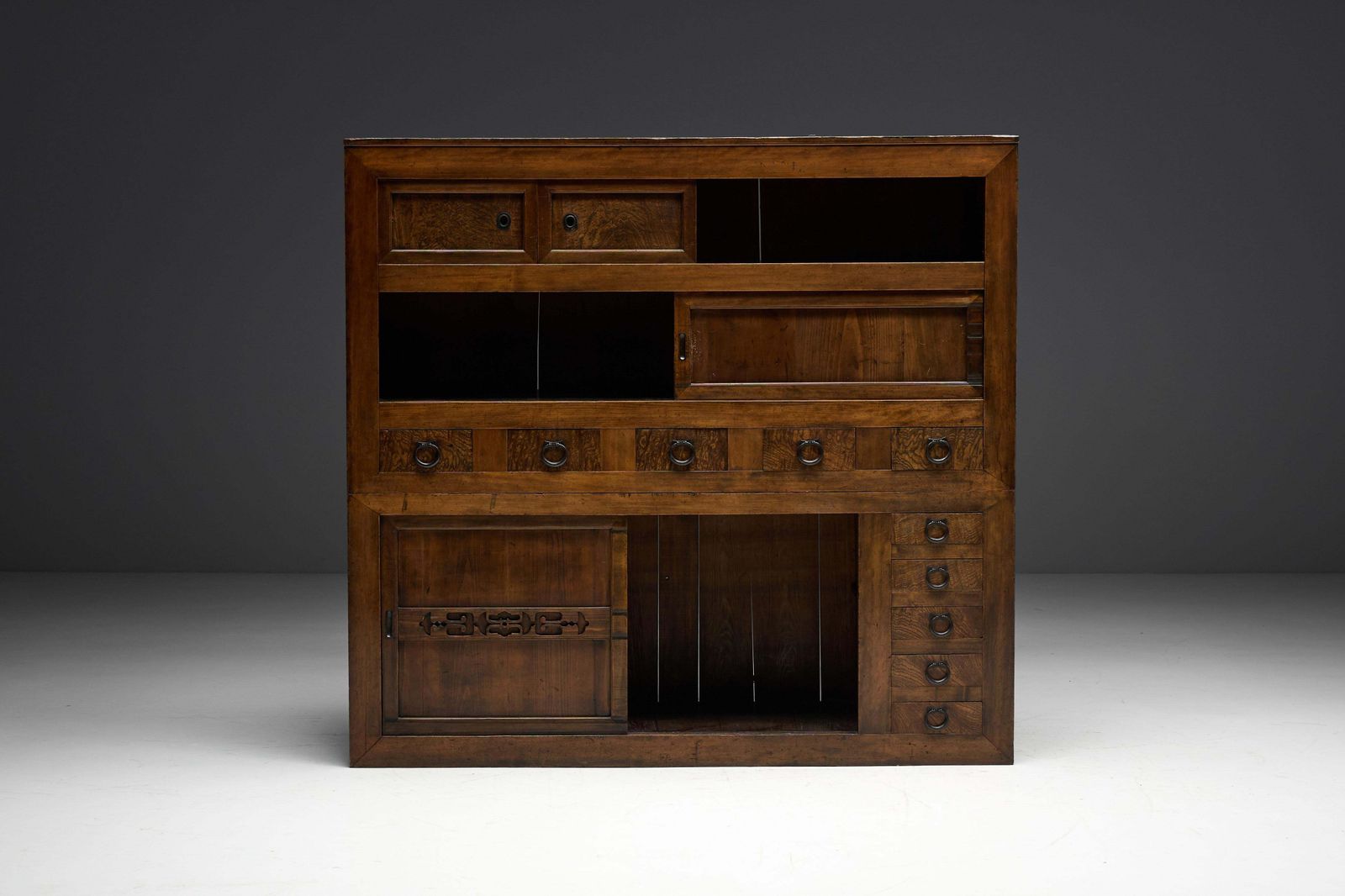 photo vinterior Mizuya Tansu Japanese Cabinet, Japan, 19th Century
