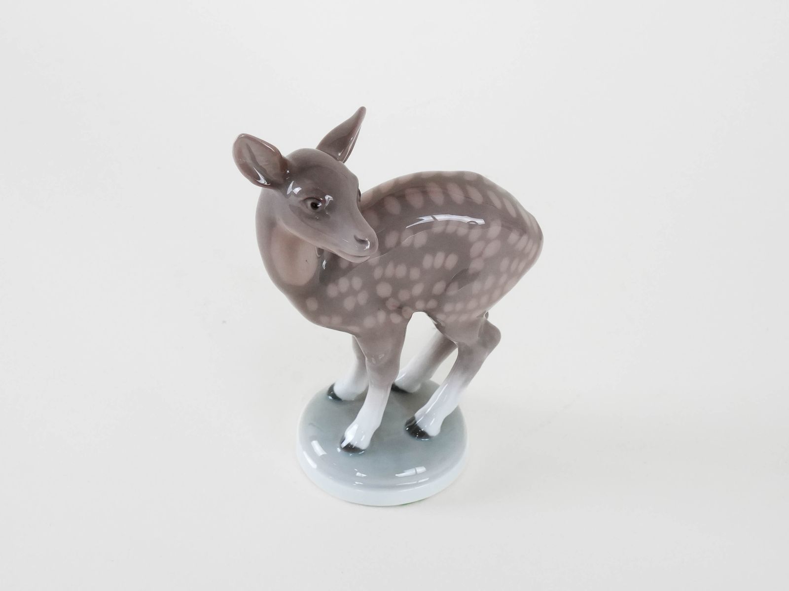 Porcelain Deer Figurine, Danish Design, 1970s, Manufacturer: Bing & Grøndahl photo vinterior