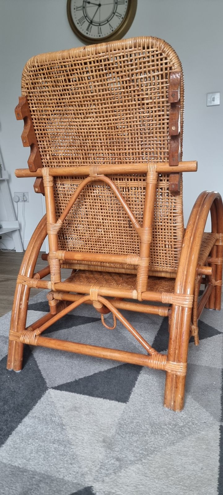 1950   1970 Rattan & Bamboo Lounge Chair photo buy