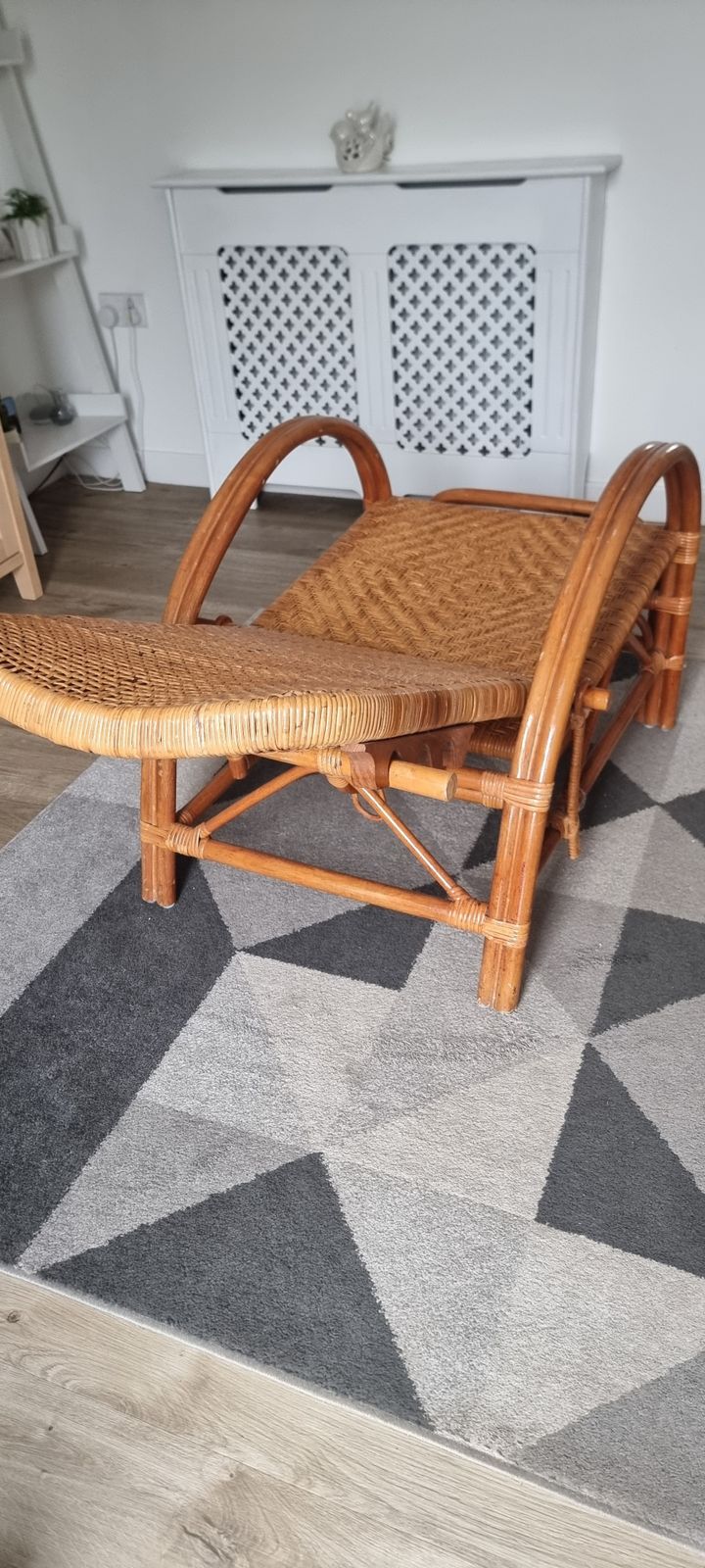photo for sale 1950   1970 Rattan & Bamboo Lounge Chair