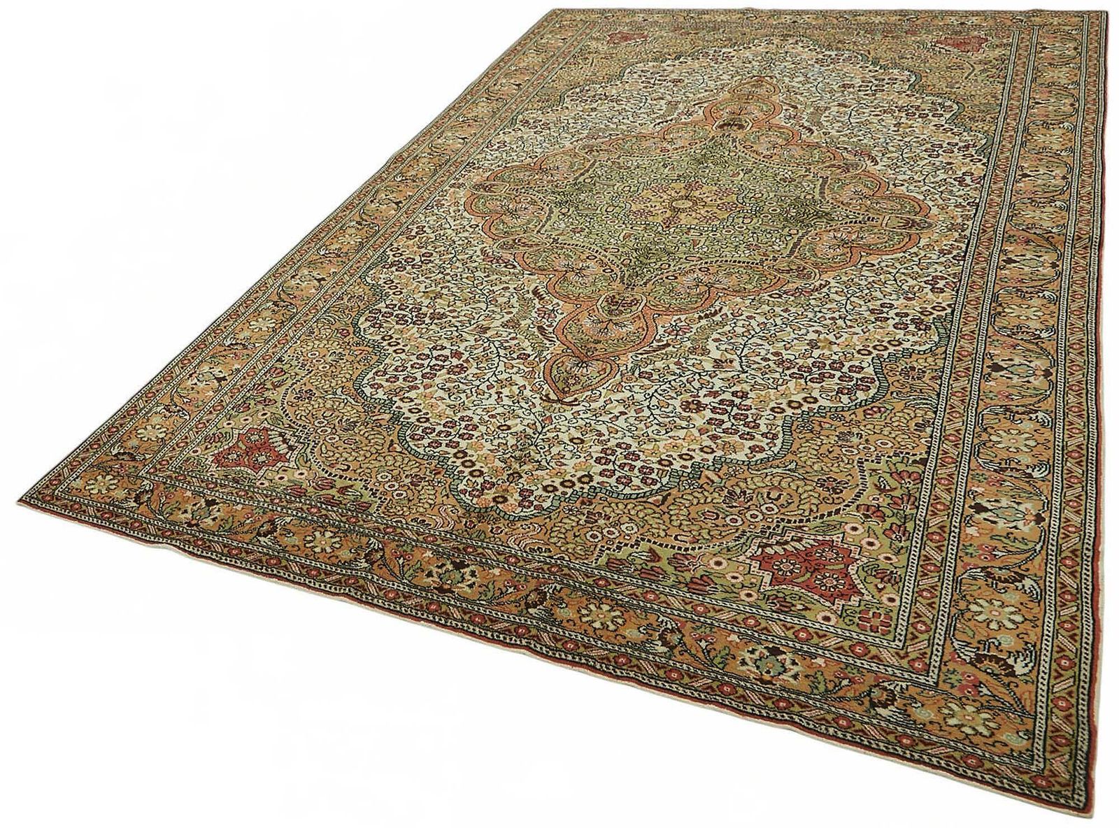7x10 Hand Knotted Turkish Wool Rug photo for sale