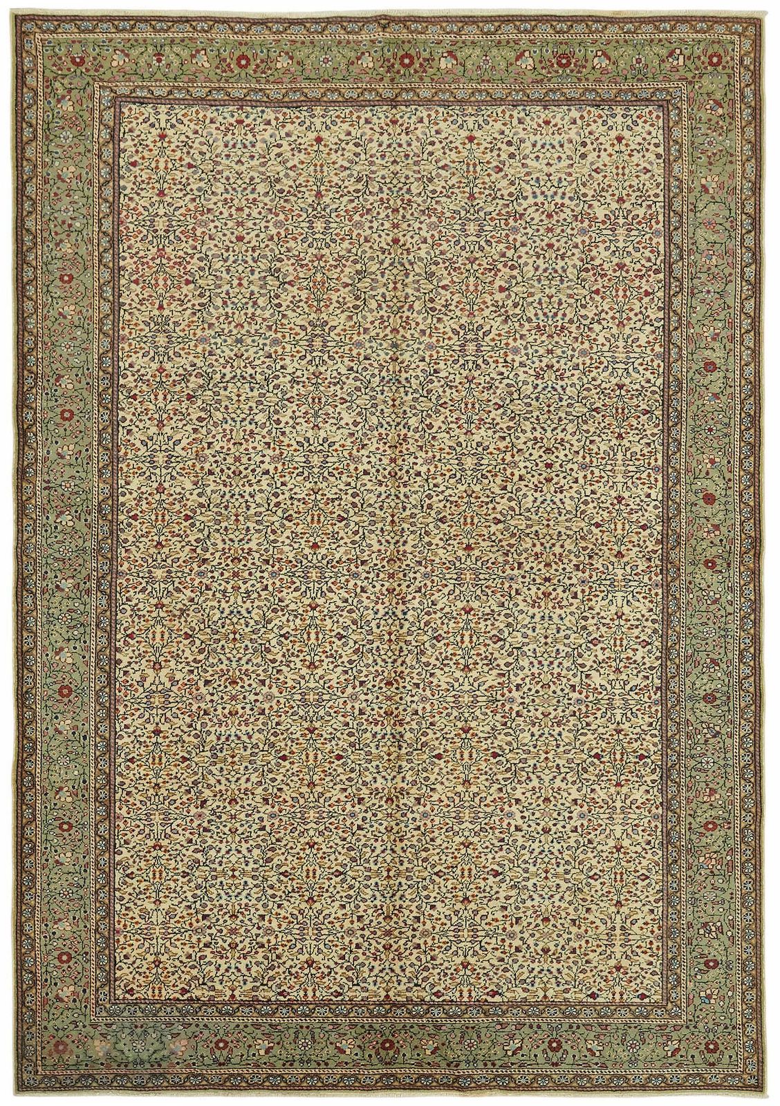 6x9 Hand Knotted Turkish Wool Rug