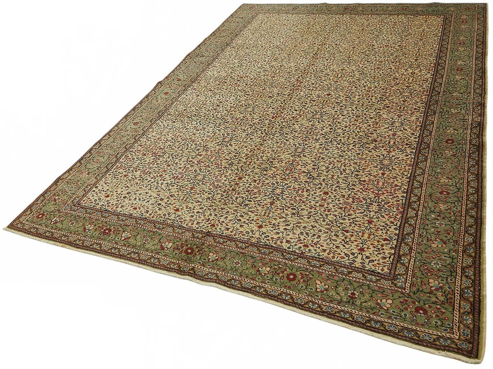 6x9 Hand Knotted Turkish Wool Rug photo for sale