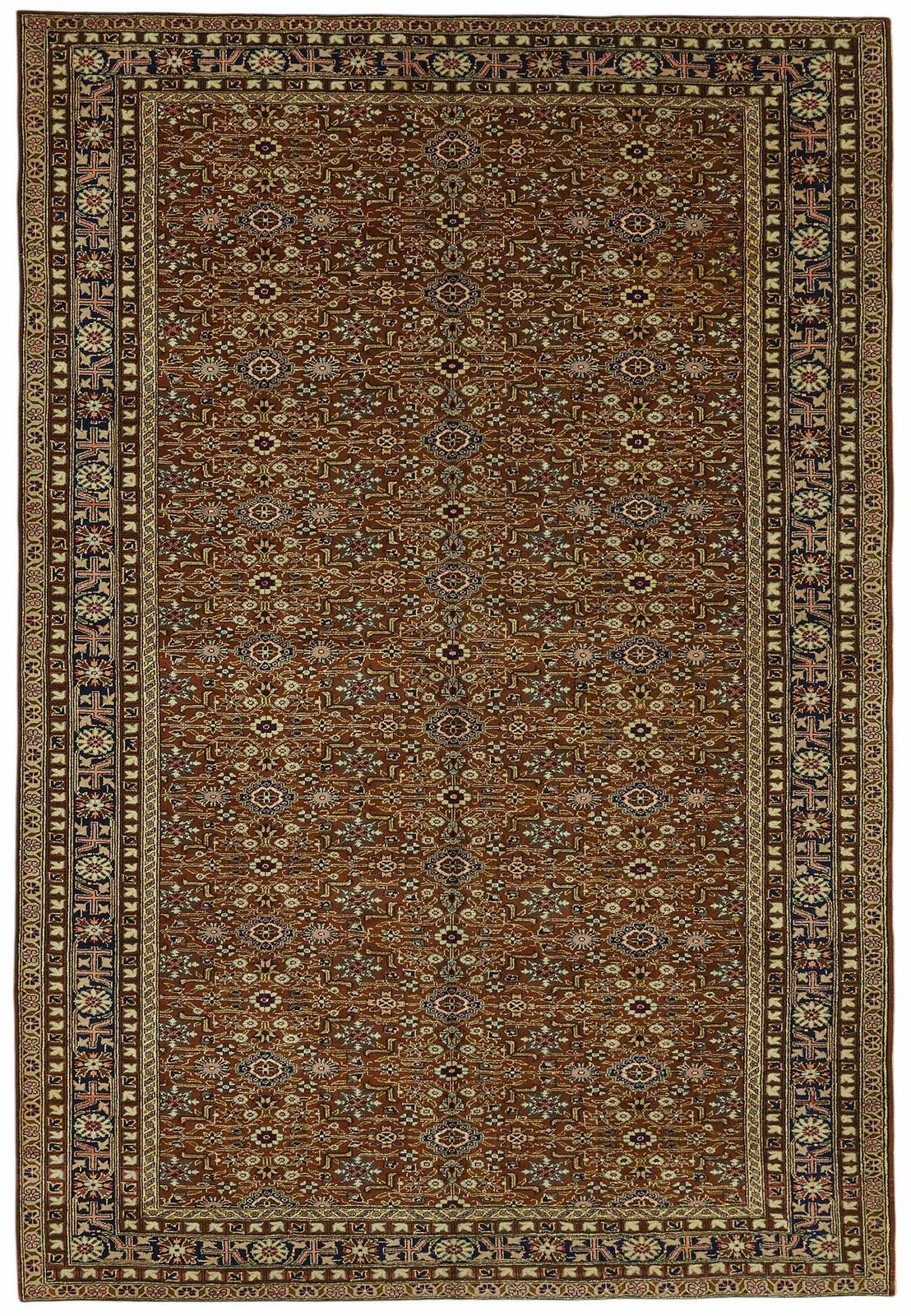 7x10 Hand Knotted Turkish Wool Rug
