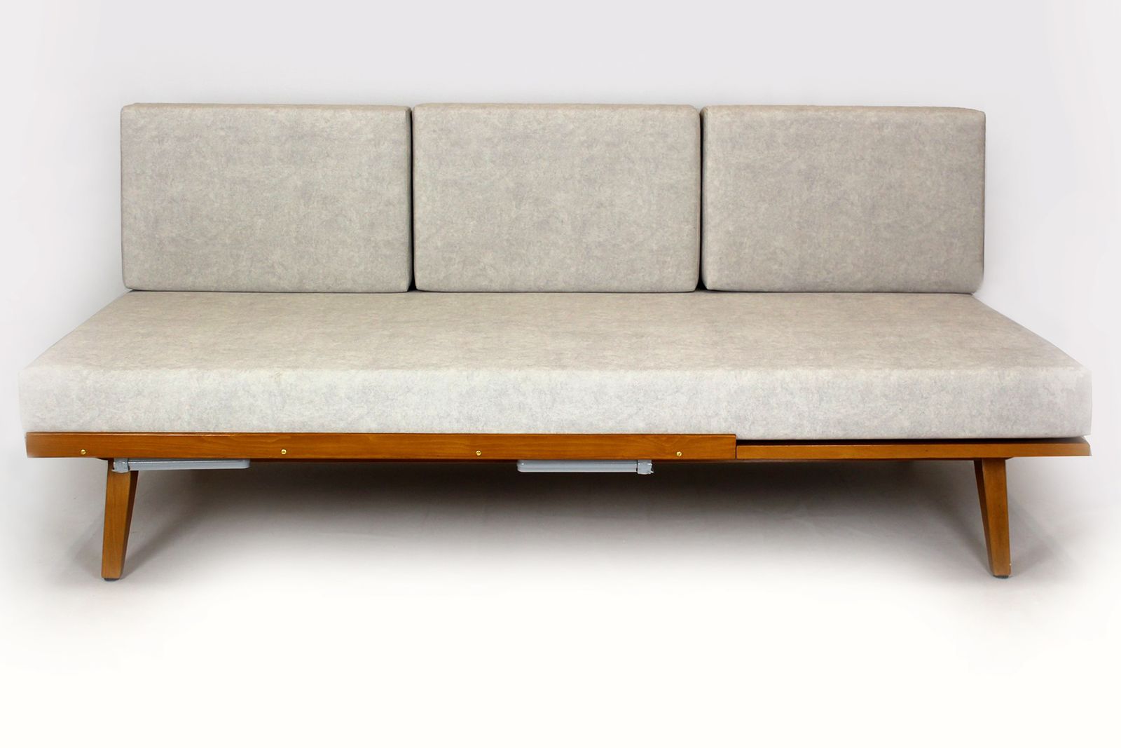 Restored 1960s Modular Corner Convertible Sofa With Pouf, Tatra, Czechoslovakia, 1960s photo buy
