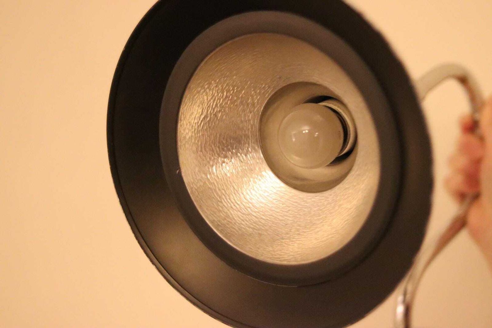 Lighting Danish 1960's Pair Of Statement Trump Shape Lights In Chrome, Designed By Börje Claes For Norlett Elit. photo