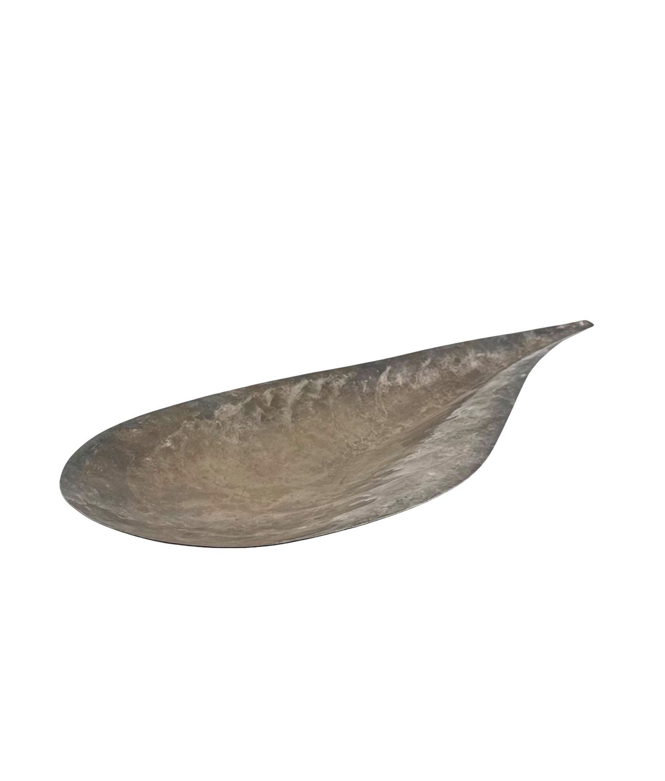 Home Decor Silver Plated Shell Shaped Great Bowl / Centerpiece, Renato Raddi, Italy 1970s photo