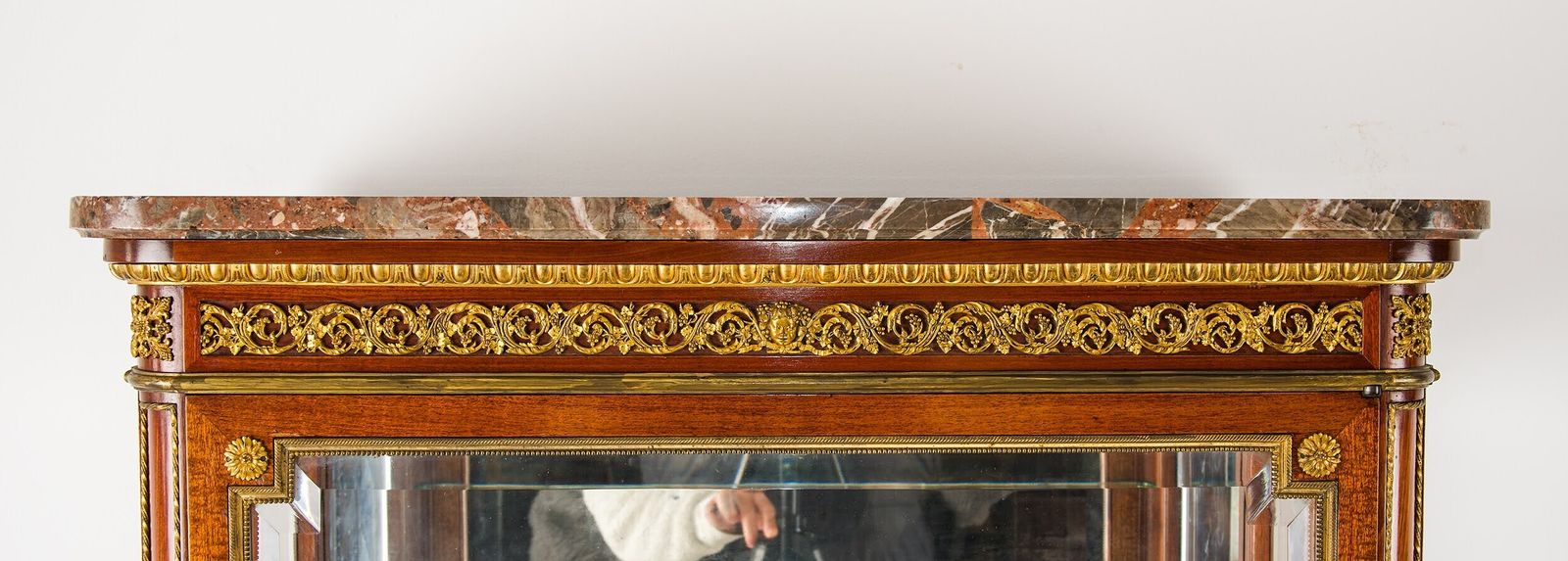 Late 19th Century French Mahogany Vitrine Cabinet Attributed To Paul Sormani photo Furniture