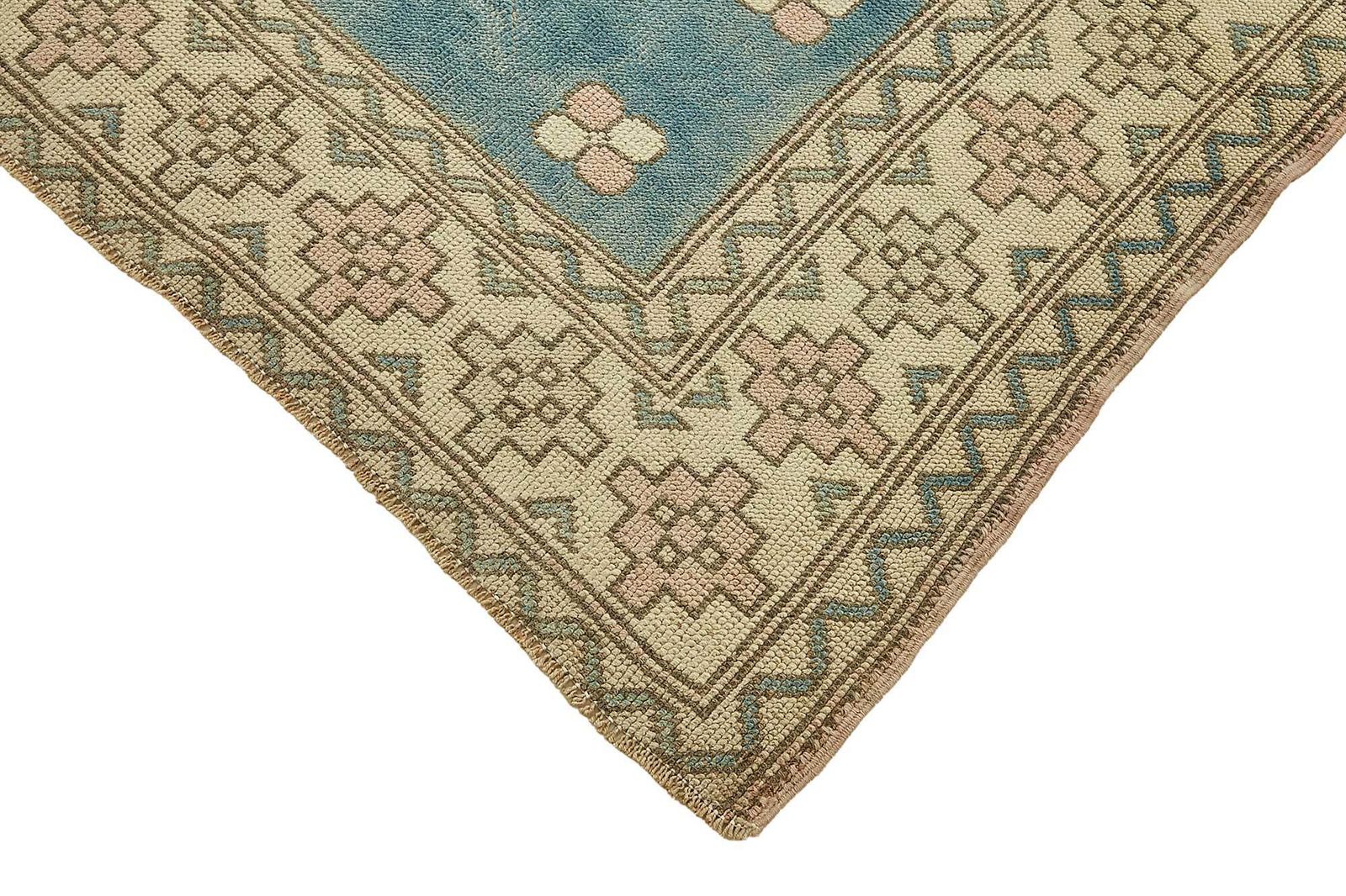 Beige Handmade Turkish Oriental Rug 184 Cm X 255 Cm photo Textiles