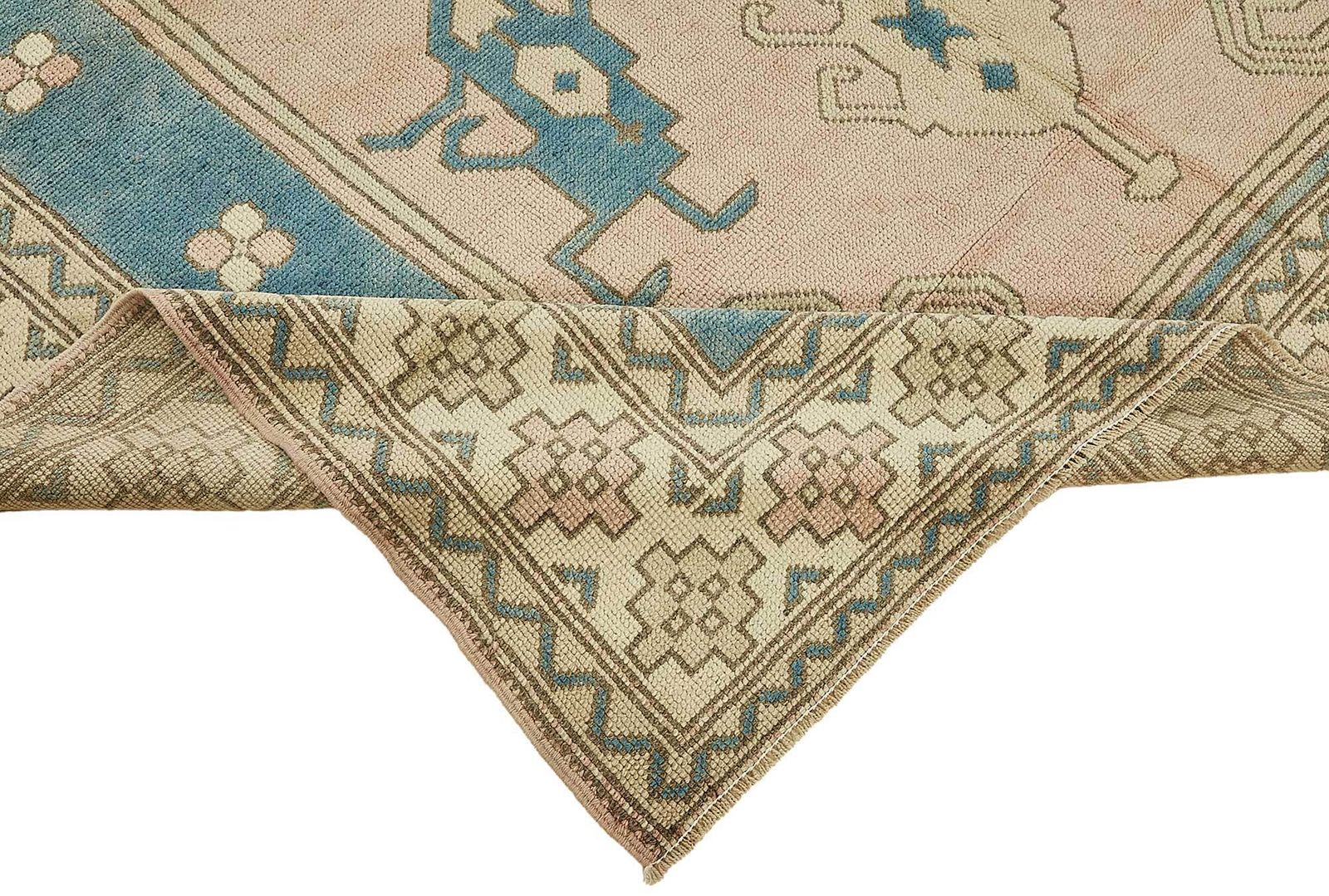 Beige Handmade Turkish Oriental Rug 184 Cm X 255 Cm photo vinterior