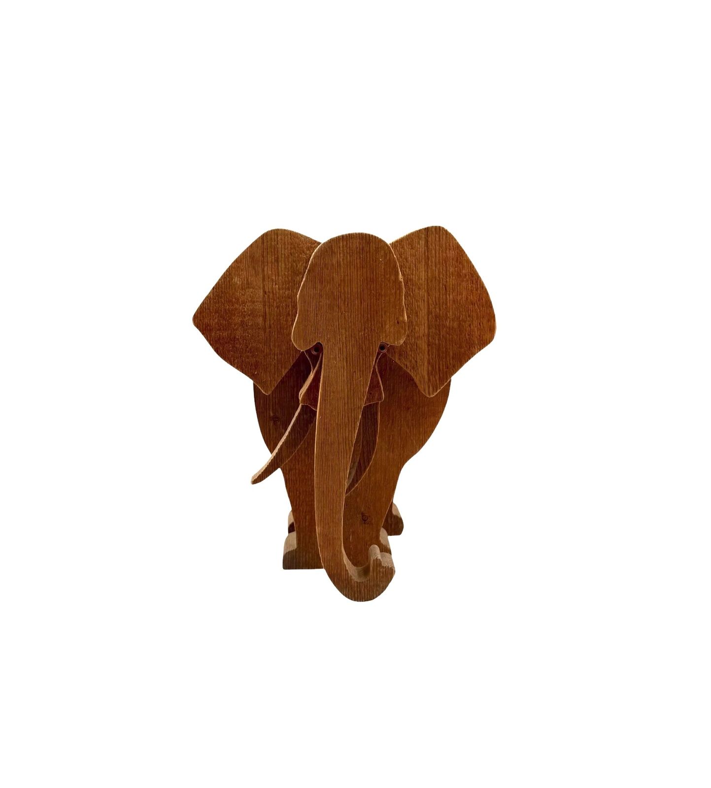 Bottega Michelangeli, Elephant Wood Sculpture, Orvieto Italy 1970s photo buy