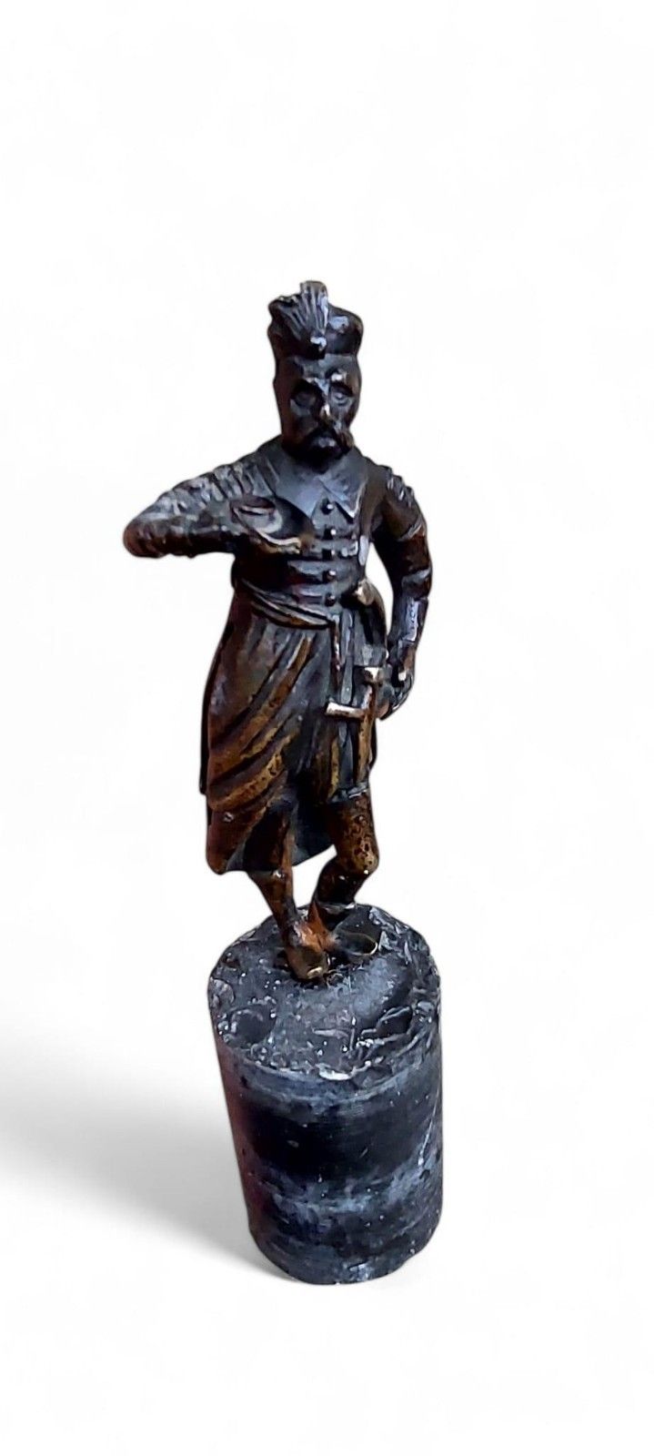Antique Bronze Orientalist Sculpture Turkish Soldier 19th Century France photo for sale