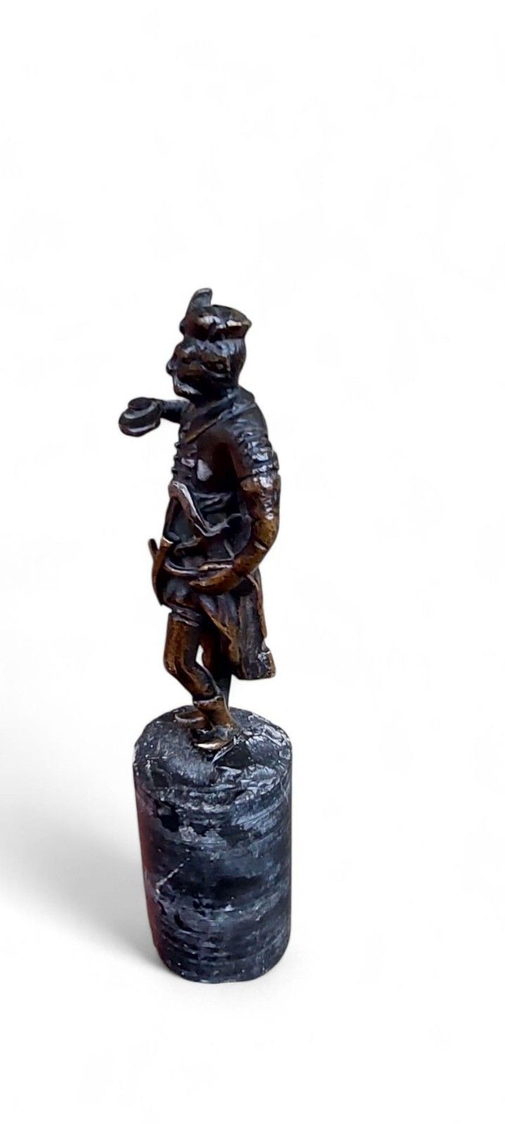Antique Bronze Orientalist Sculpture Turkish Soldier 19th Century France photo Art