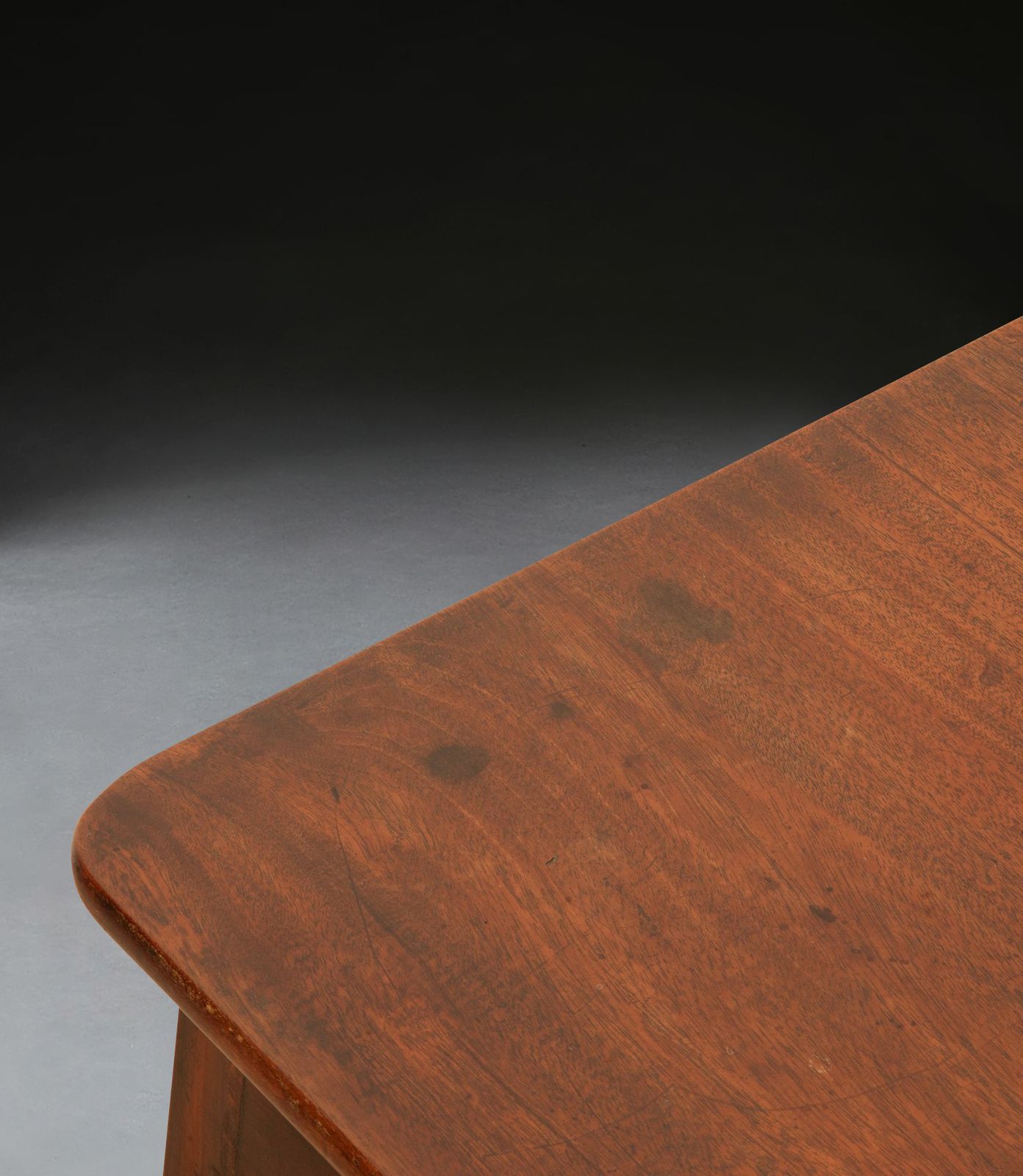 Geo III Mahogany And Fruitwood Cricket Table photo vintage