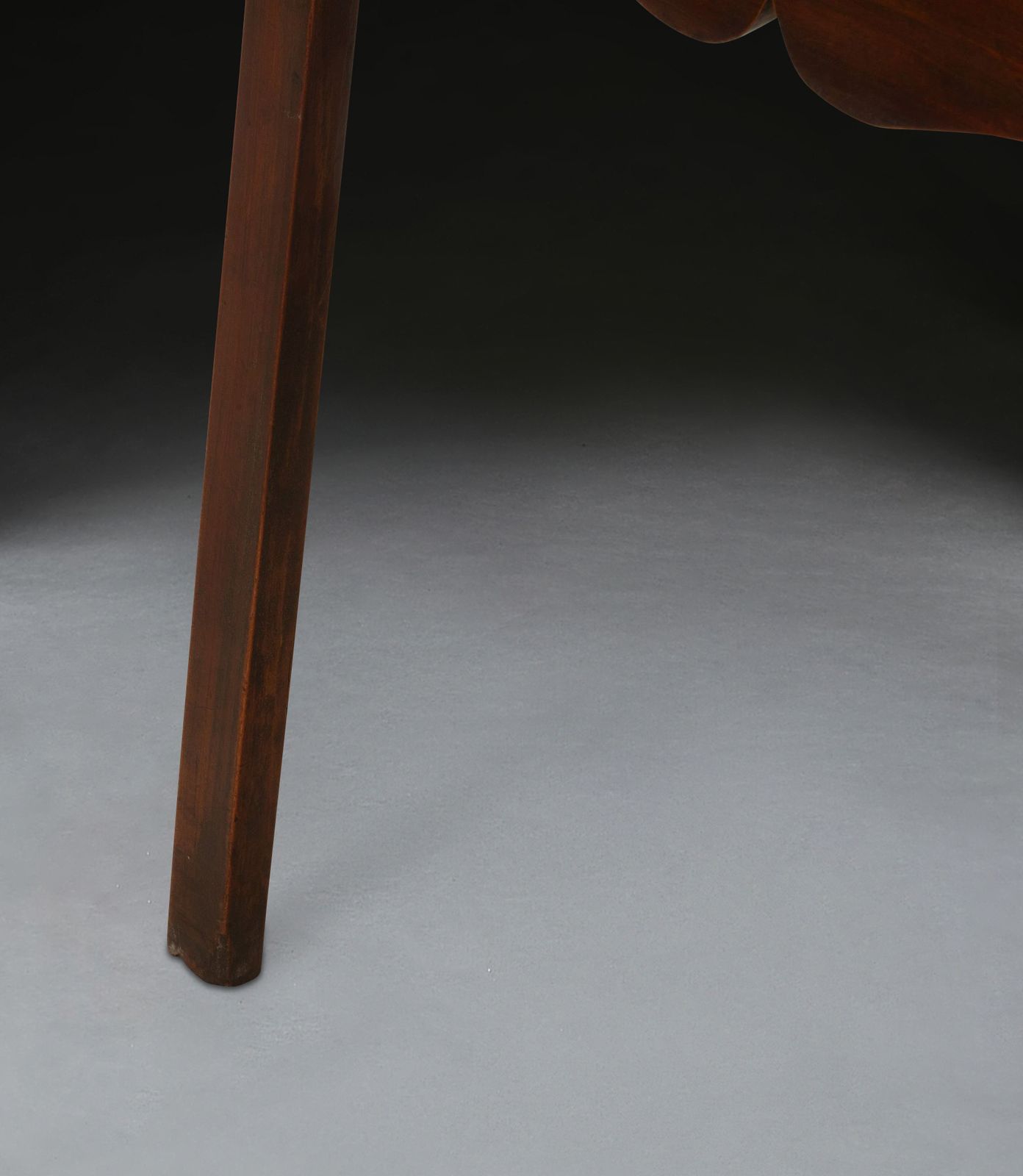 Furniture Geo III Mahogany And Fruitwood Cricket Table photo