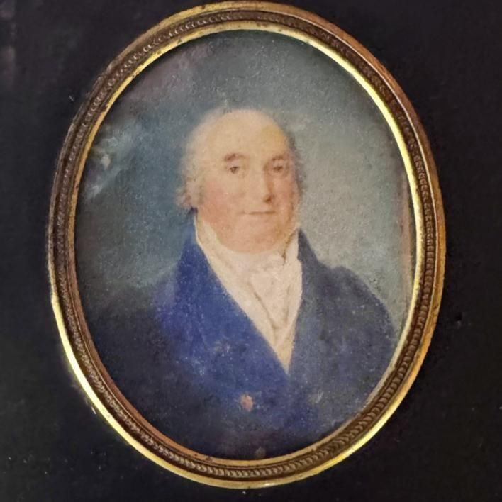 18th Century Miniature Portrait By James Goddard photo furniture