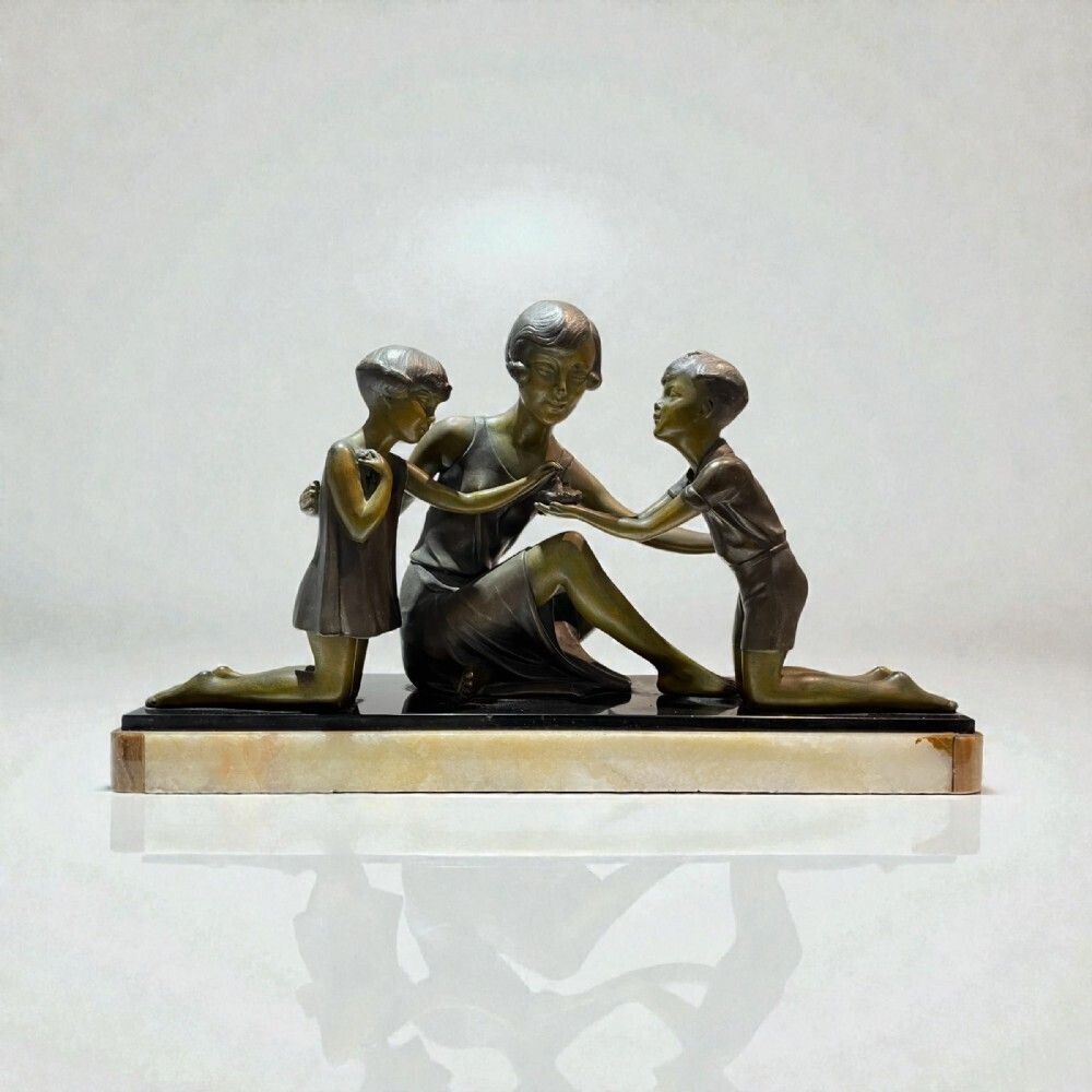 photo for sale Art Deco Sculpture By P. Sega