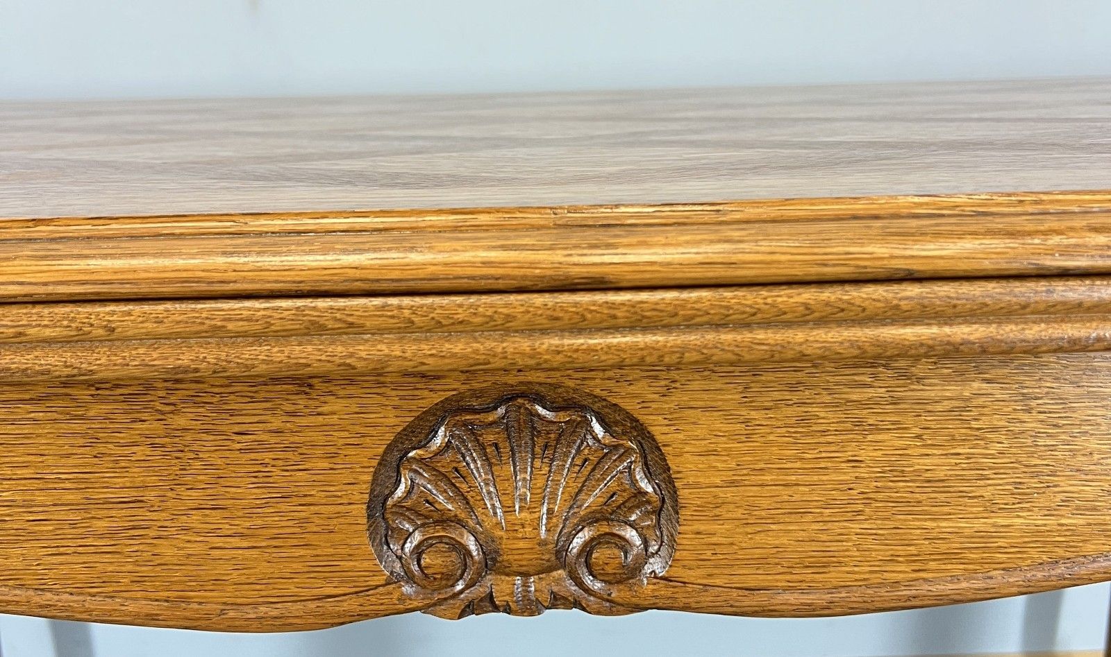 Dining Table Vintage French Louis XVI Carved Oak Extendable Table Lot 4581 photo 599.0