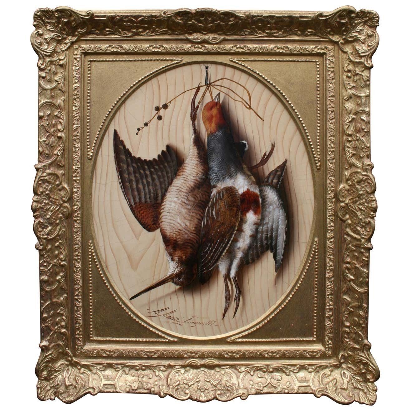 Trompe L'oeil By Michelangelo Meucci 'Italian, 1840 1890