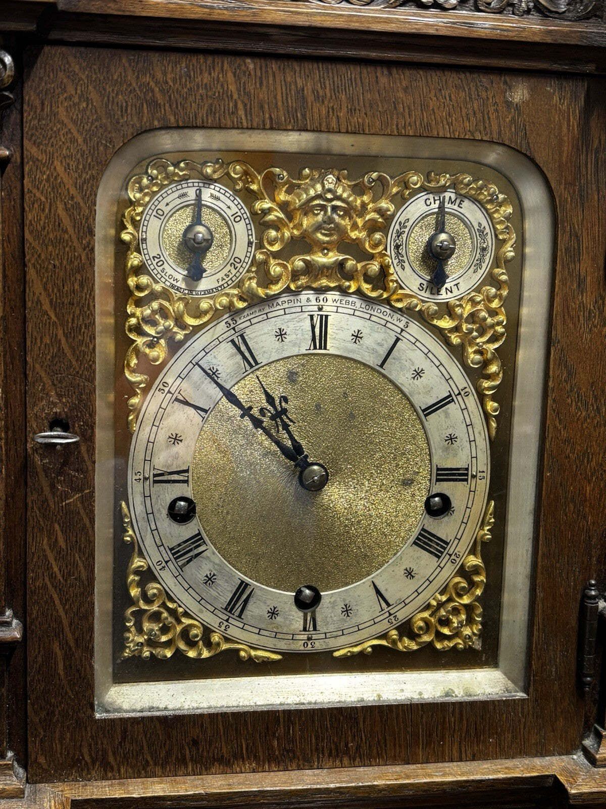 Large Victorian Oak Westminster Chime Clock Retailed At Mappin & Webb, London photo furniture