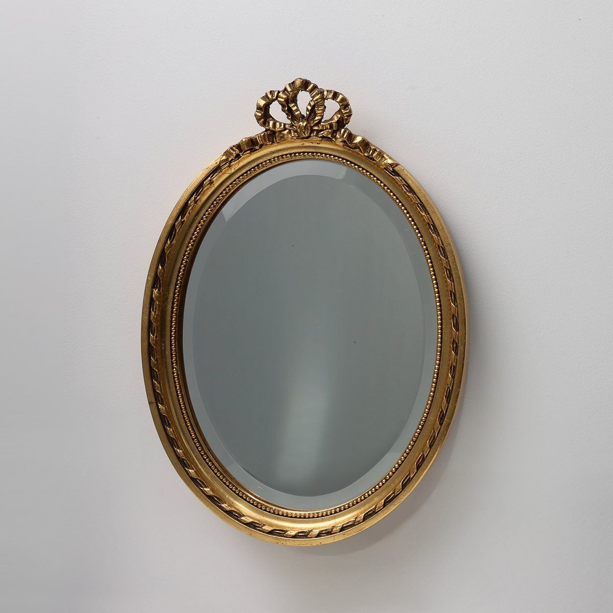 Louis Philippe Dutch Wood With Beveled Mirror From Pieterman, 1950s