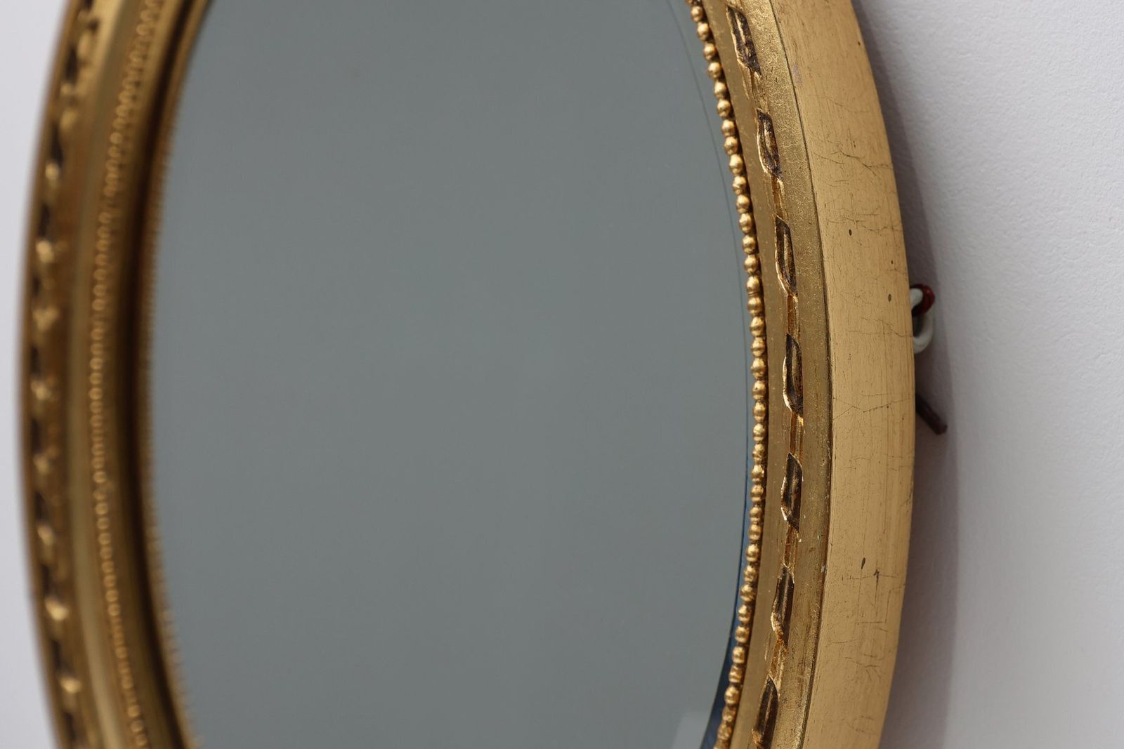 Louis Philippe Dutch Wood With Beveled Mirror From Pieterman, 1950s photo vintage