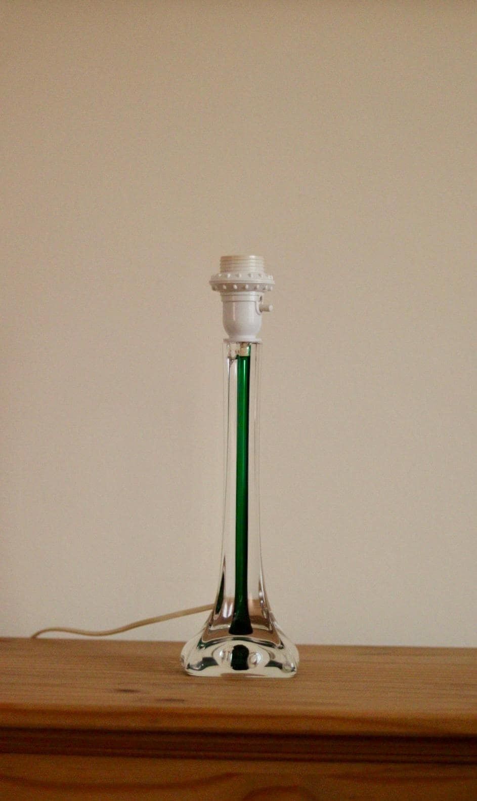 Vintage Glass Table Lamp By Hannelore Dreutler, Studio åhus, Sweden, 1990's photo Lighting