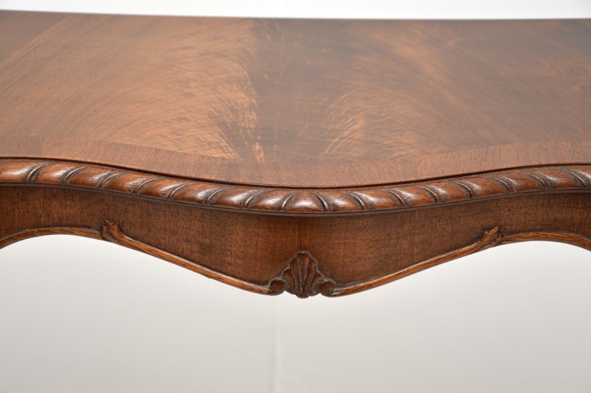 Antique Mahogany Console Side Table photo vintage