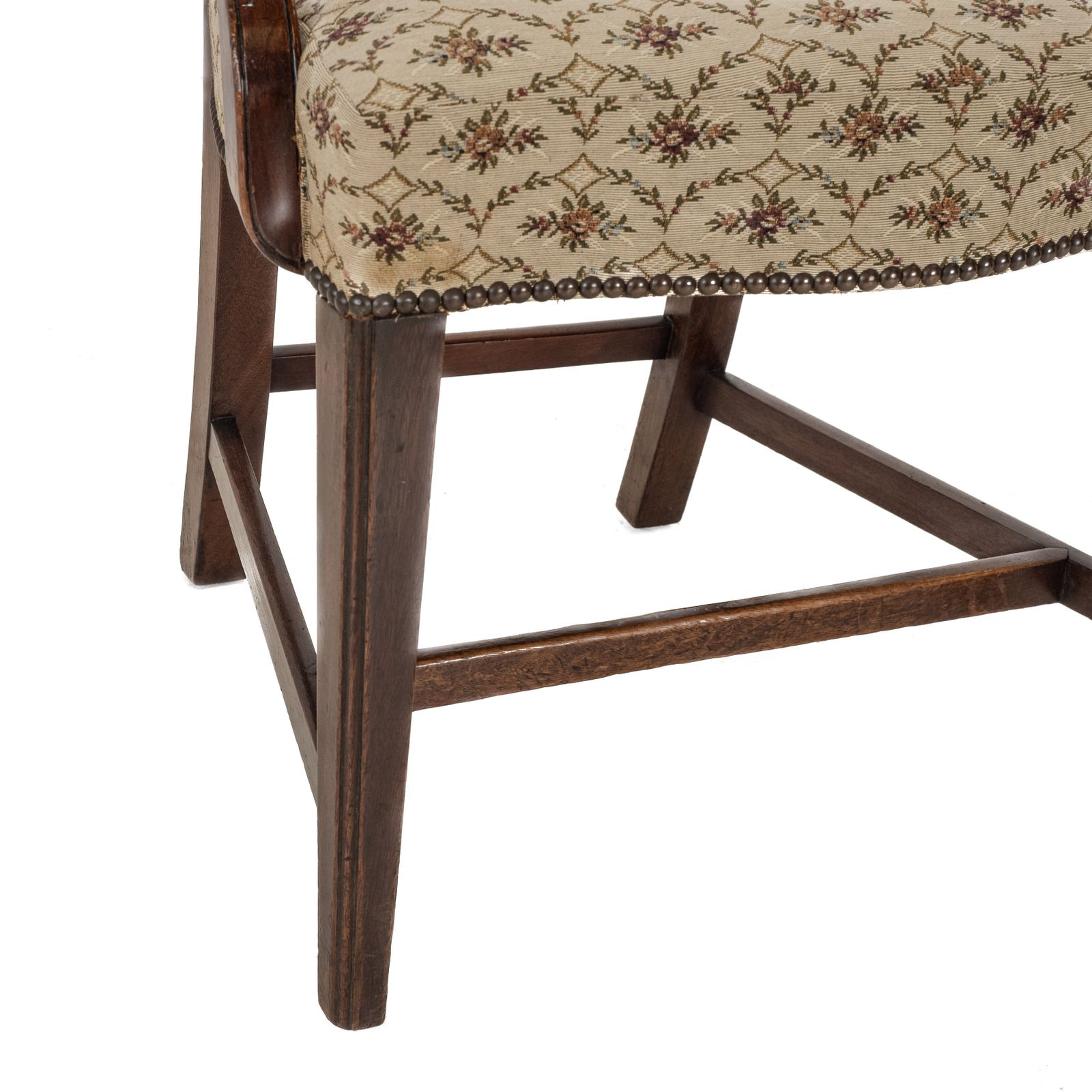 Set Of Six Georgian Mahogany Sheraton Style Dining Chairs, C.1800, Including A Pair Of Armchairs (Carvers) photo buy