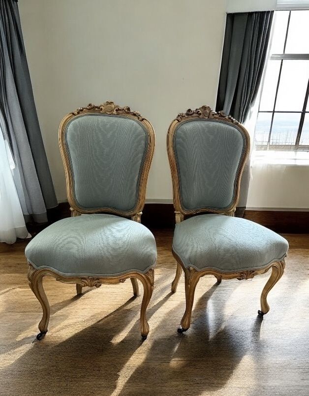 Louis XV Rare Antique Chairs, 18th Century And Earlier photo Furniture