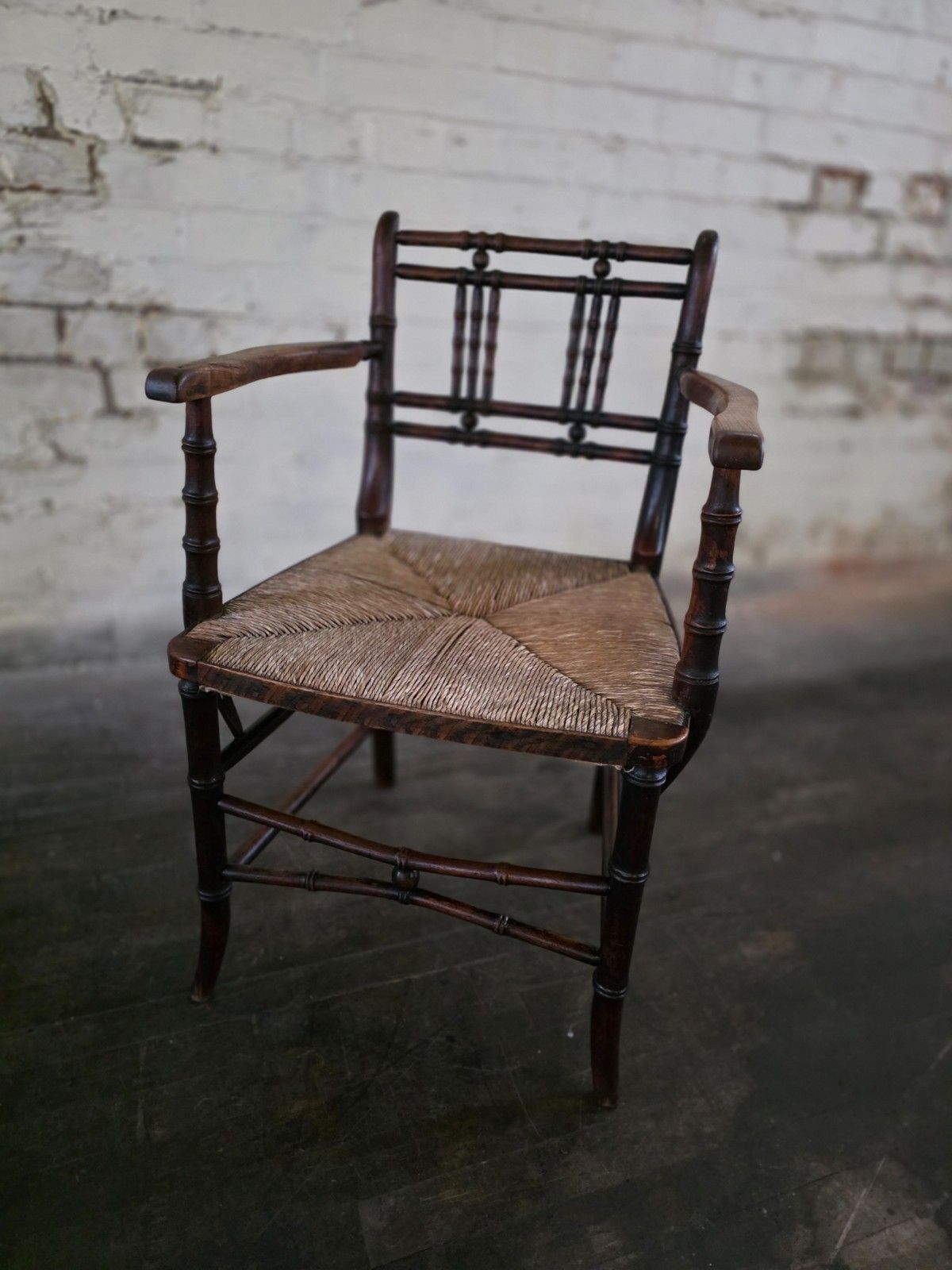 Original Antique Arts And Crafts Sussex Armchair photo 795.0