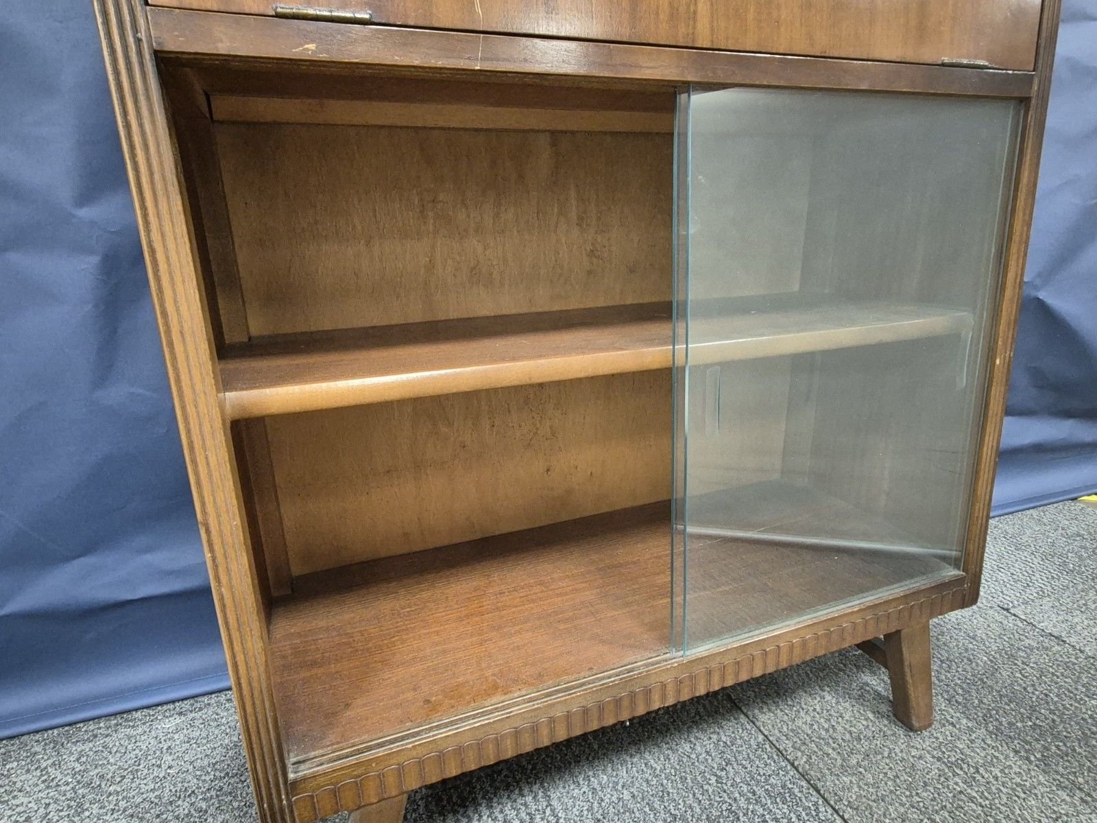 Herbert Gibbs Wood Bureau/Writing Desk/Bookcase/ photo vinterior